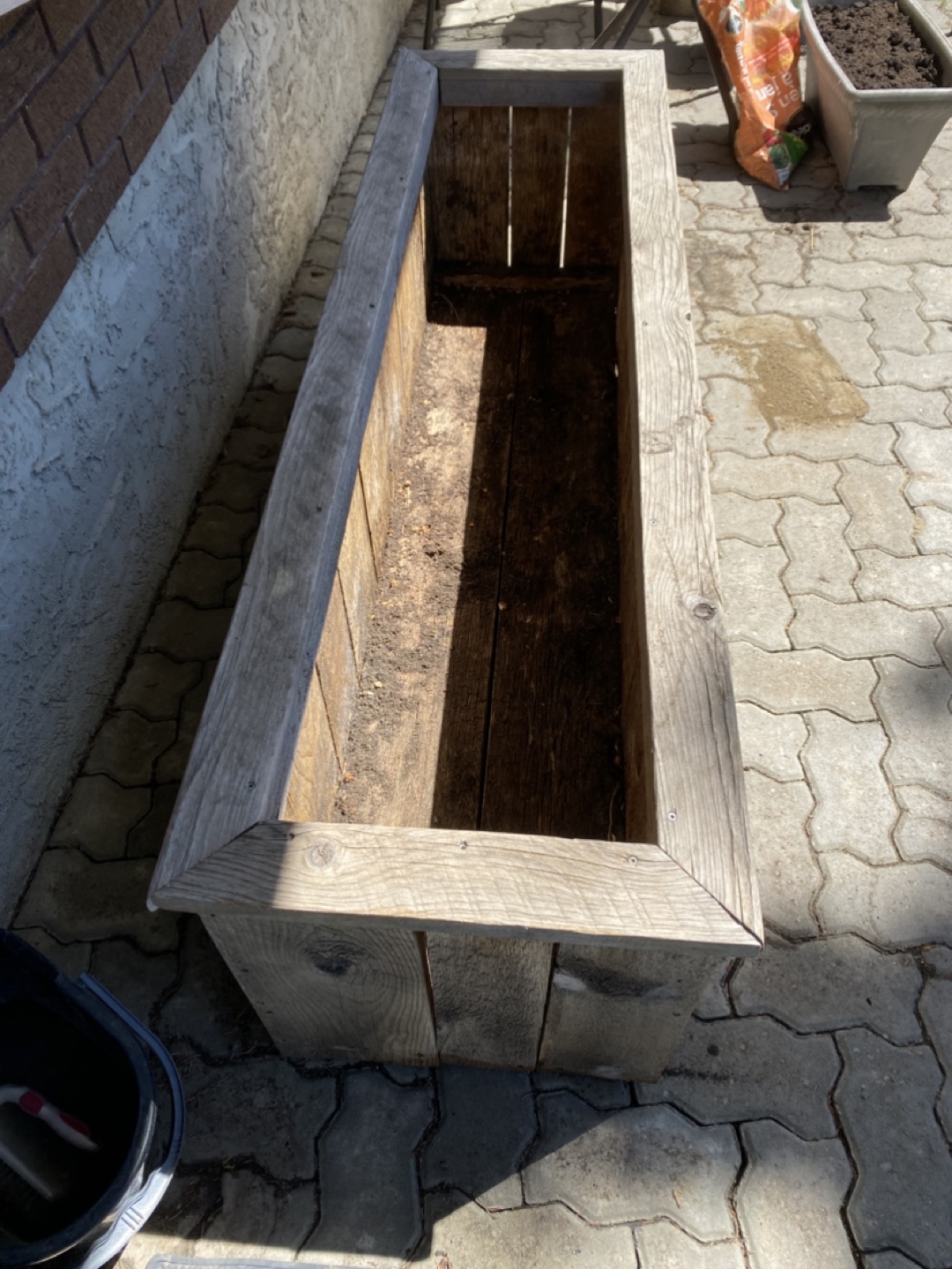 Large Wooden Planter Box - photo 2