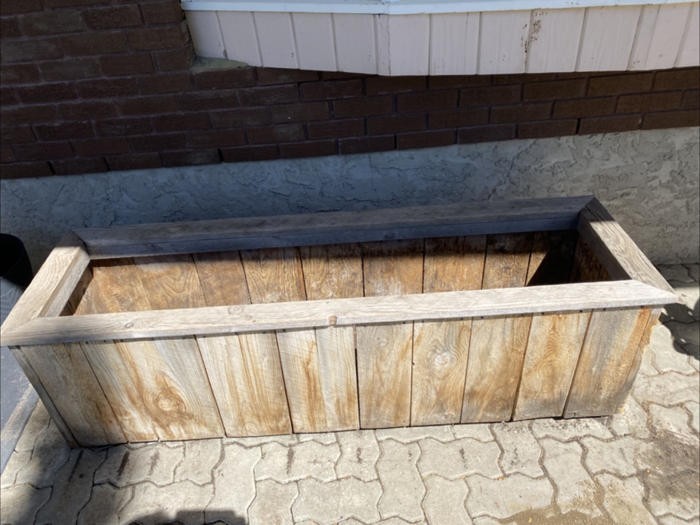 Large Wooden Planter Box - photo 3
