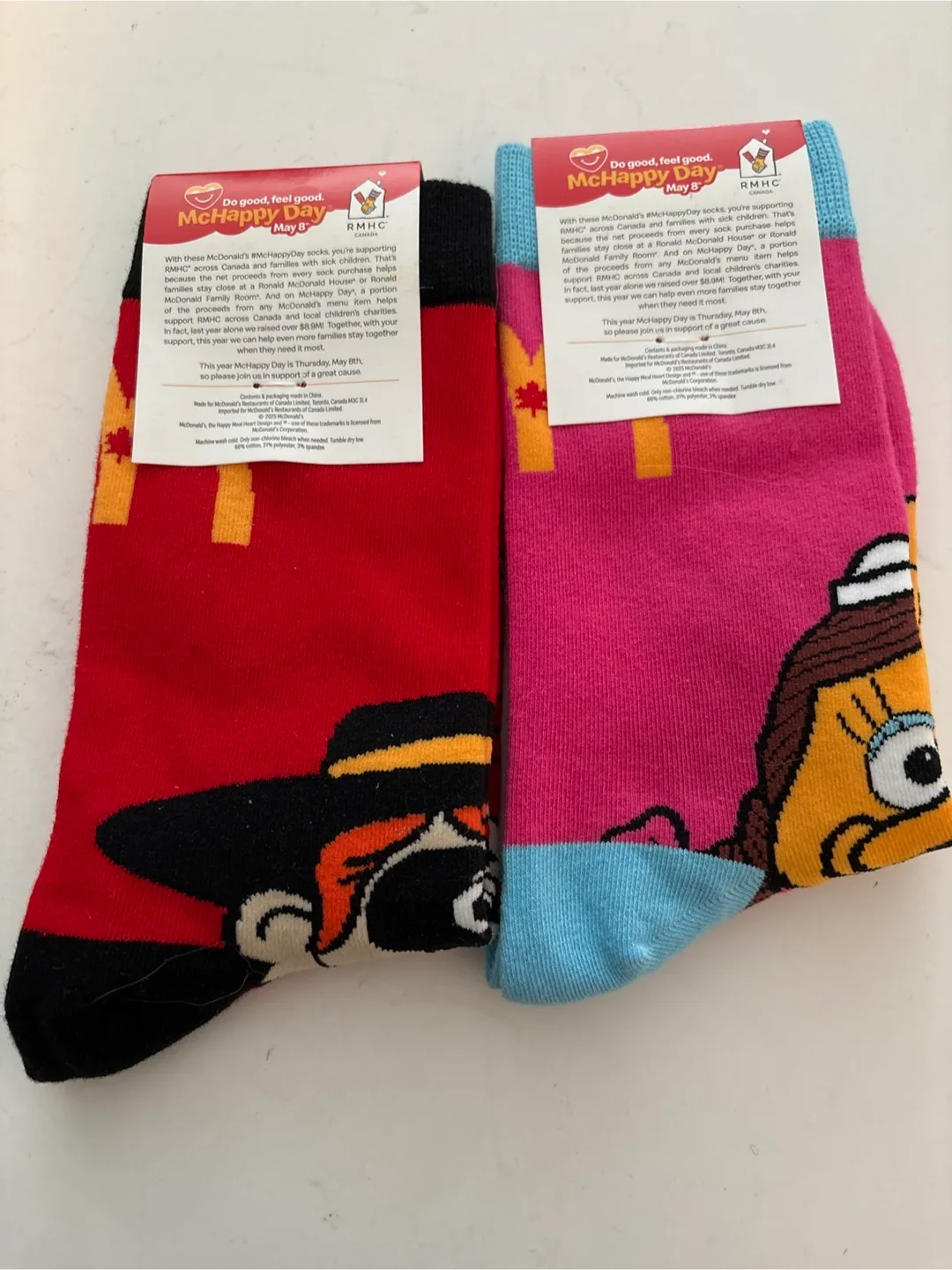 McHappy Day Socks - Ronald McDonald & Hamburglar image indicator(2)
