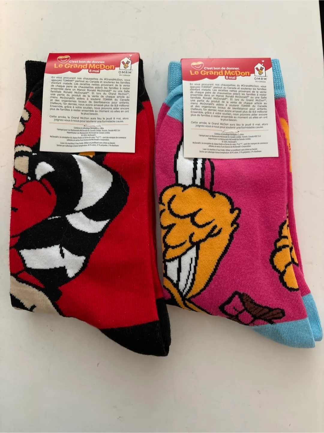 McHappy Day Socks - Ronald McDonald & Hamburglar image indicator(3)