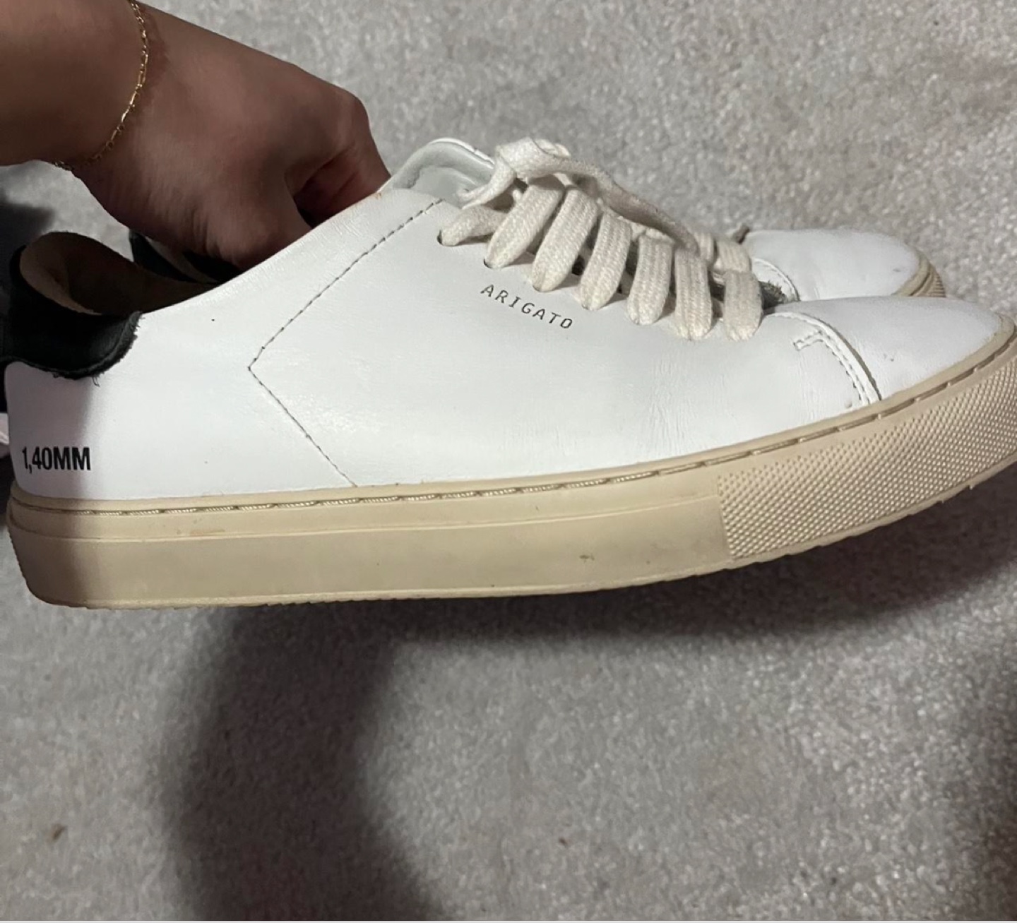 Axel Arigato White Leather Sneakers