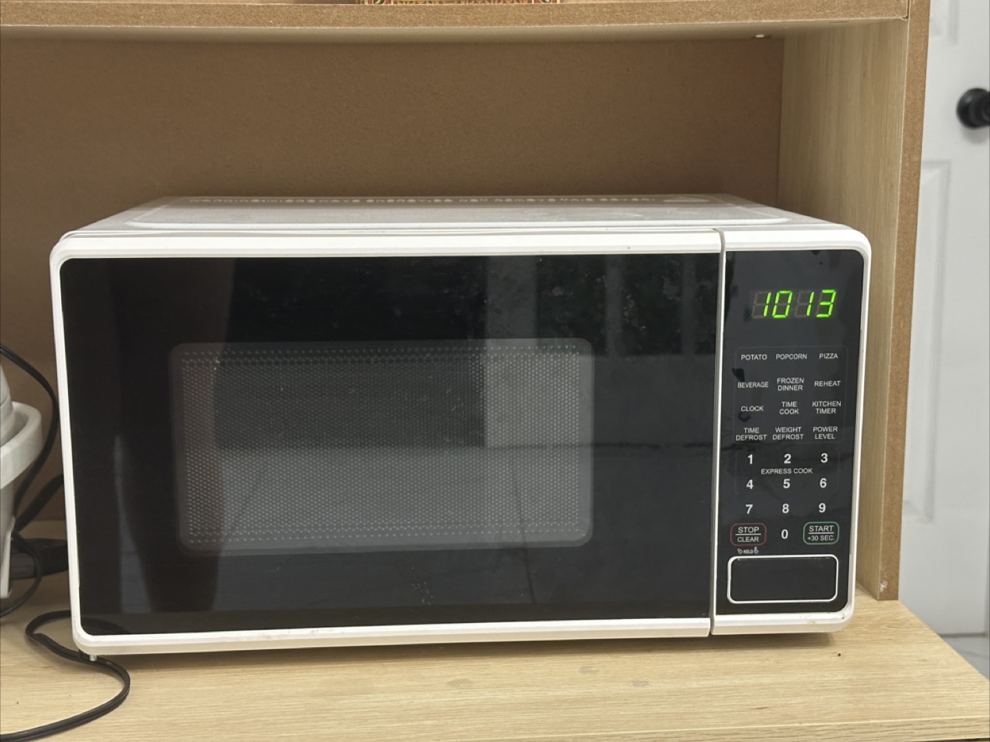 White Microwave Oven