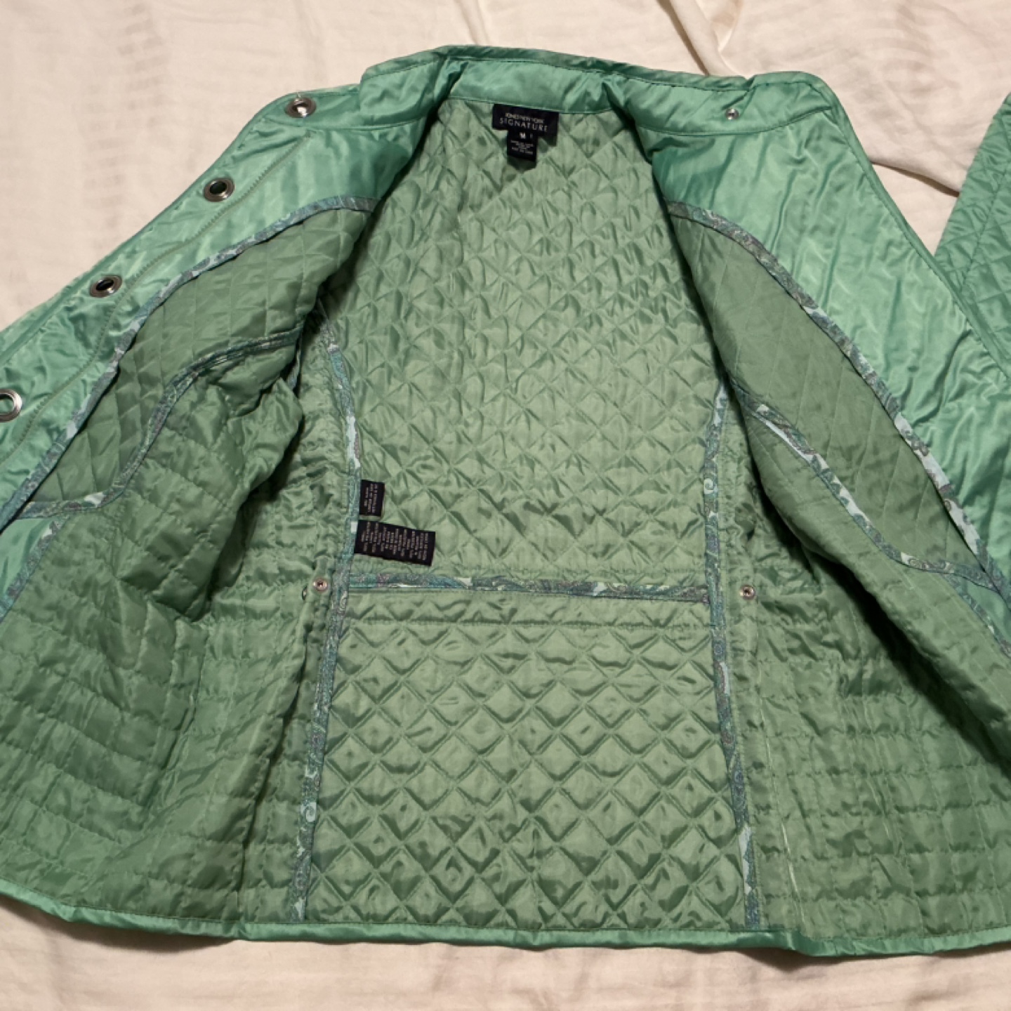 Jones New York Signature Green Quilted Jacket - photo 5
