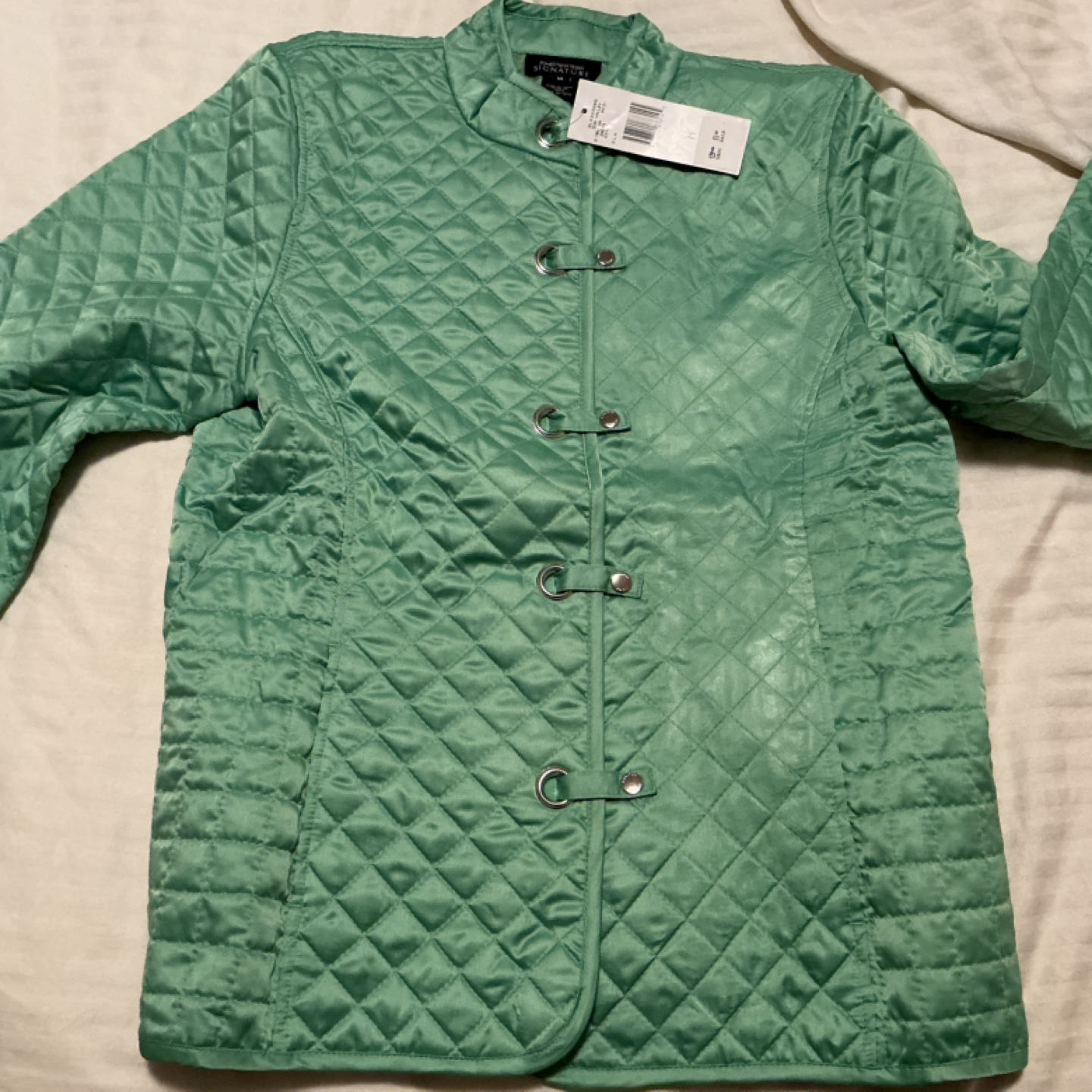 Jones New York Signature Green Quilted Jacket - photo 3