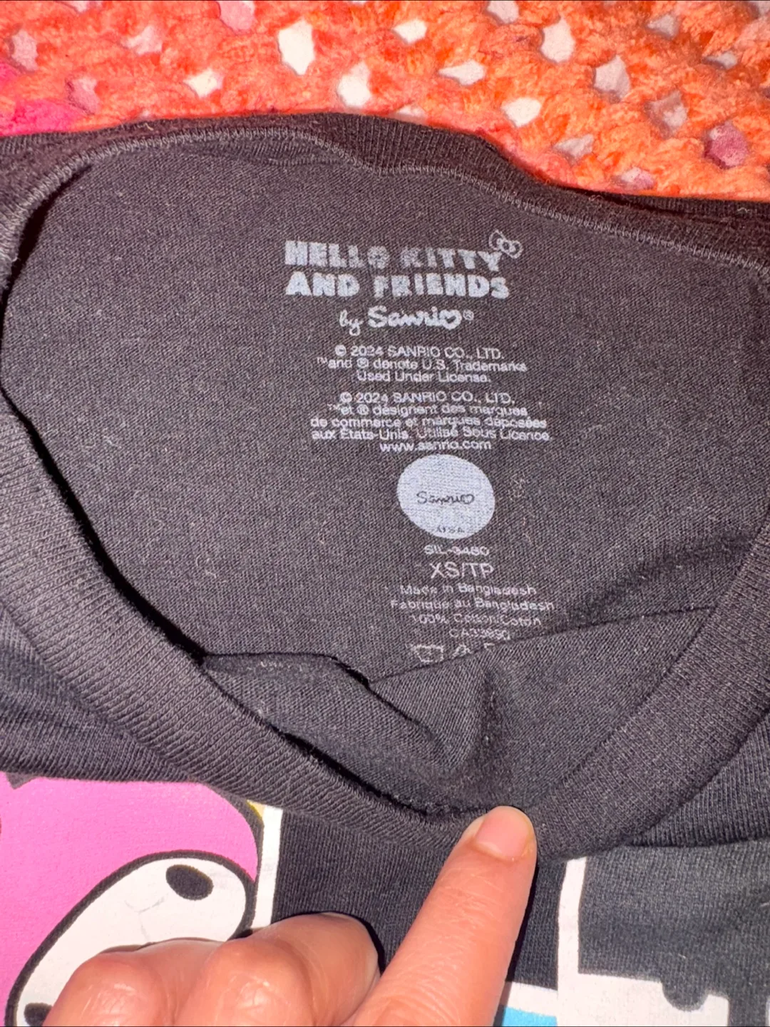 Sanrio Hello Kitty and Friends T-Shirt - XS/TP image indicator(3)