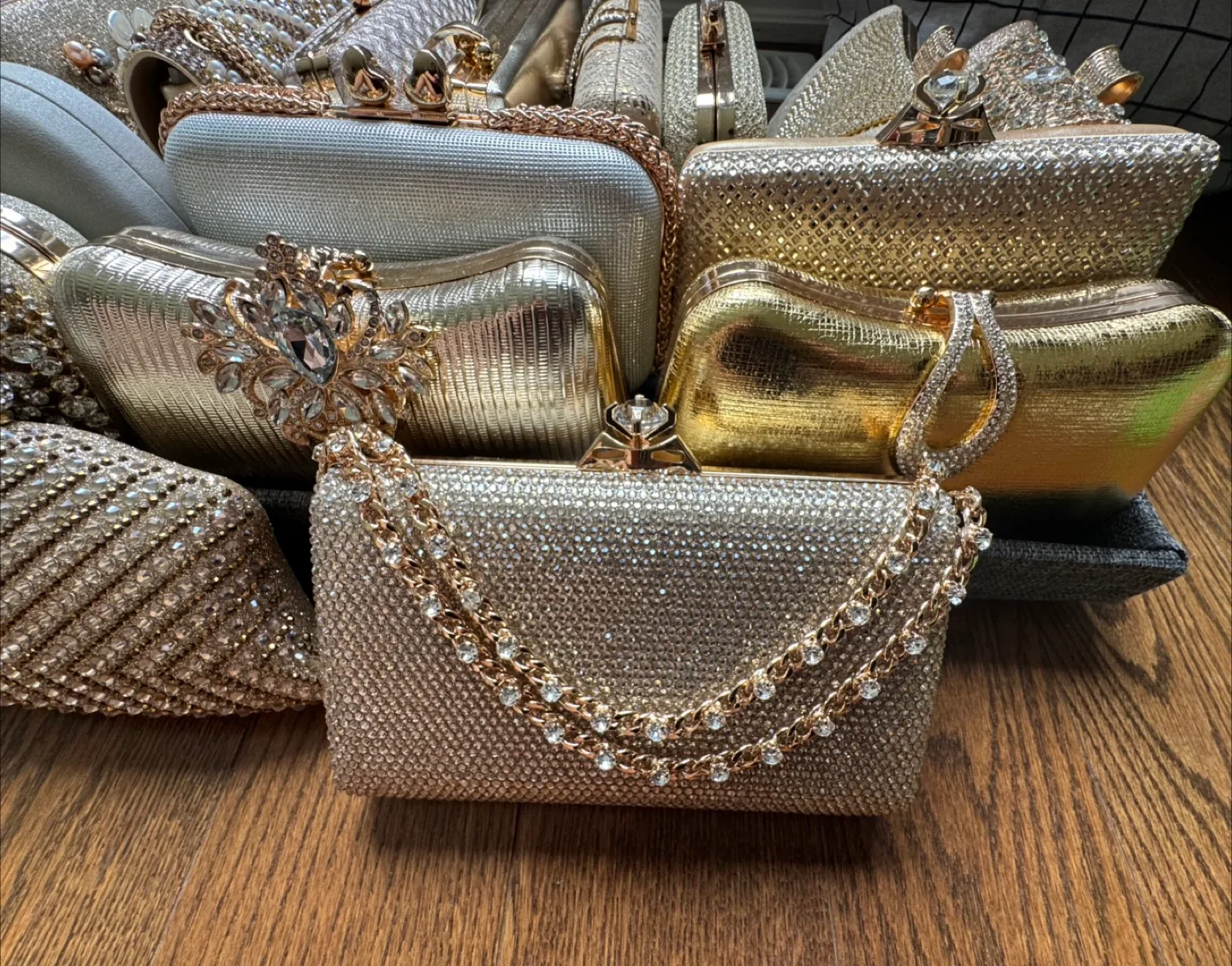 Gorgeous Gold Evening Clutches -  Bulk Lot image indicator(4)
