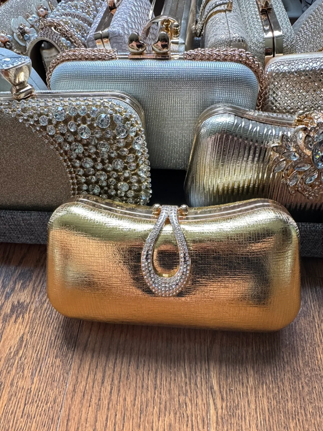 Gorgeous Gold Evening Clutches -  Bulk Lot image indicator(2)
