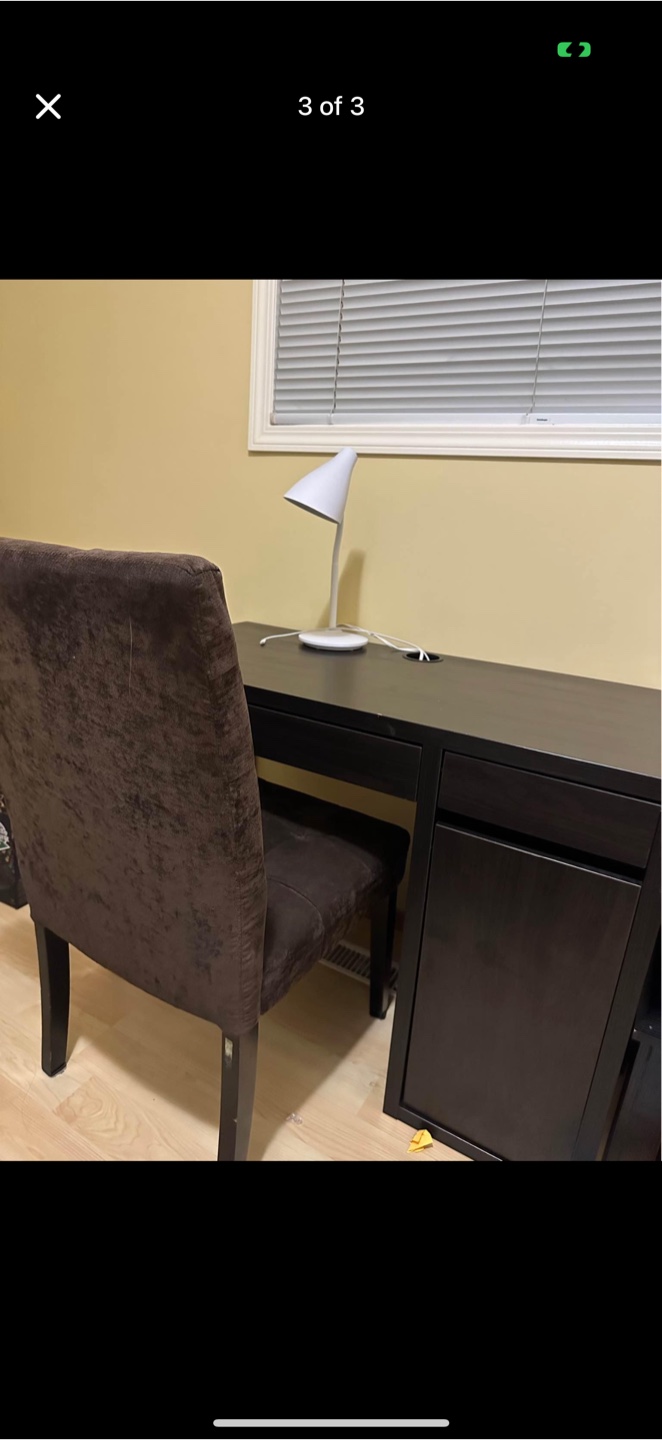 Dark brown desk
