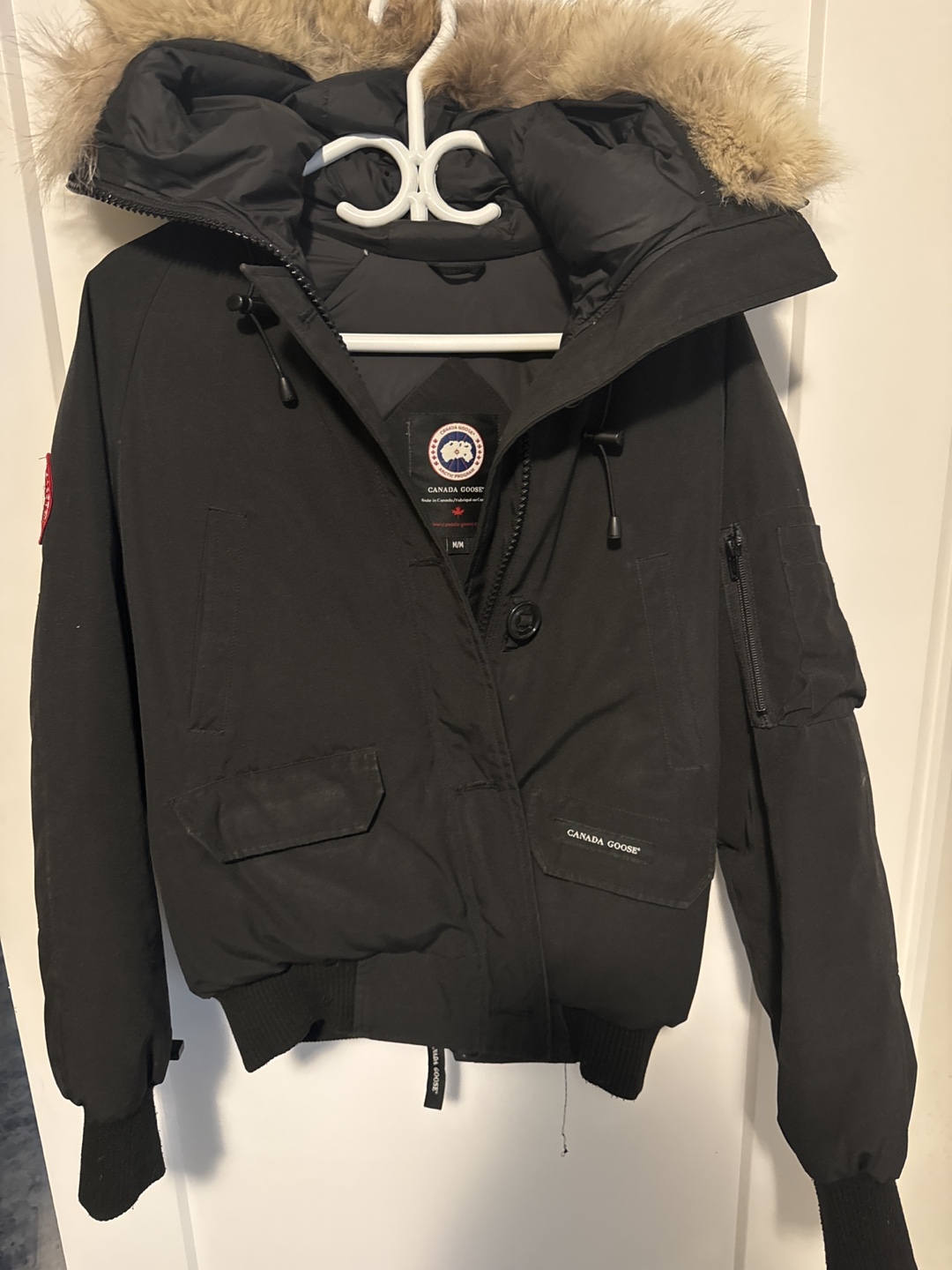 Canada Goose Bomber Jacket - Black - Size M