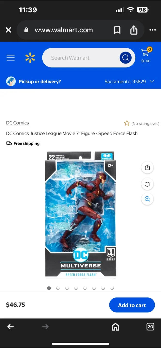 DC Comics The Flash 7" Action Figure image indicator(3)