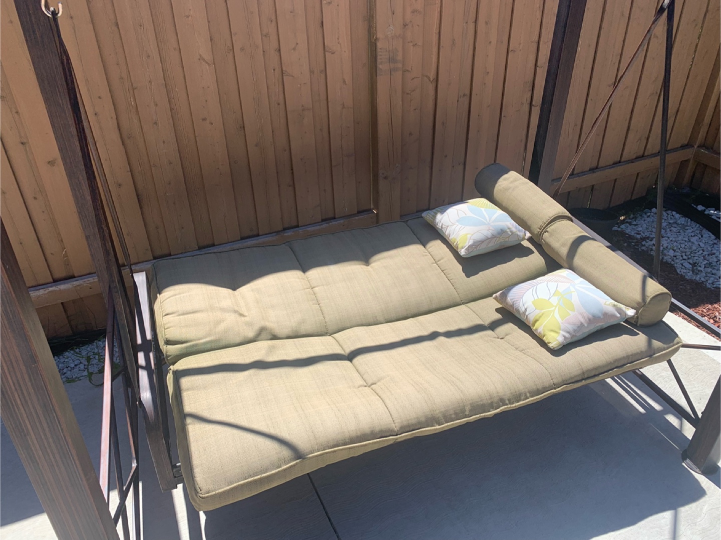 Outdoor Hanging Patio Swing Daybed - photo 3