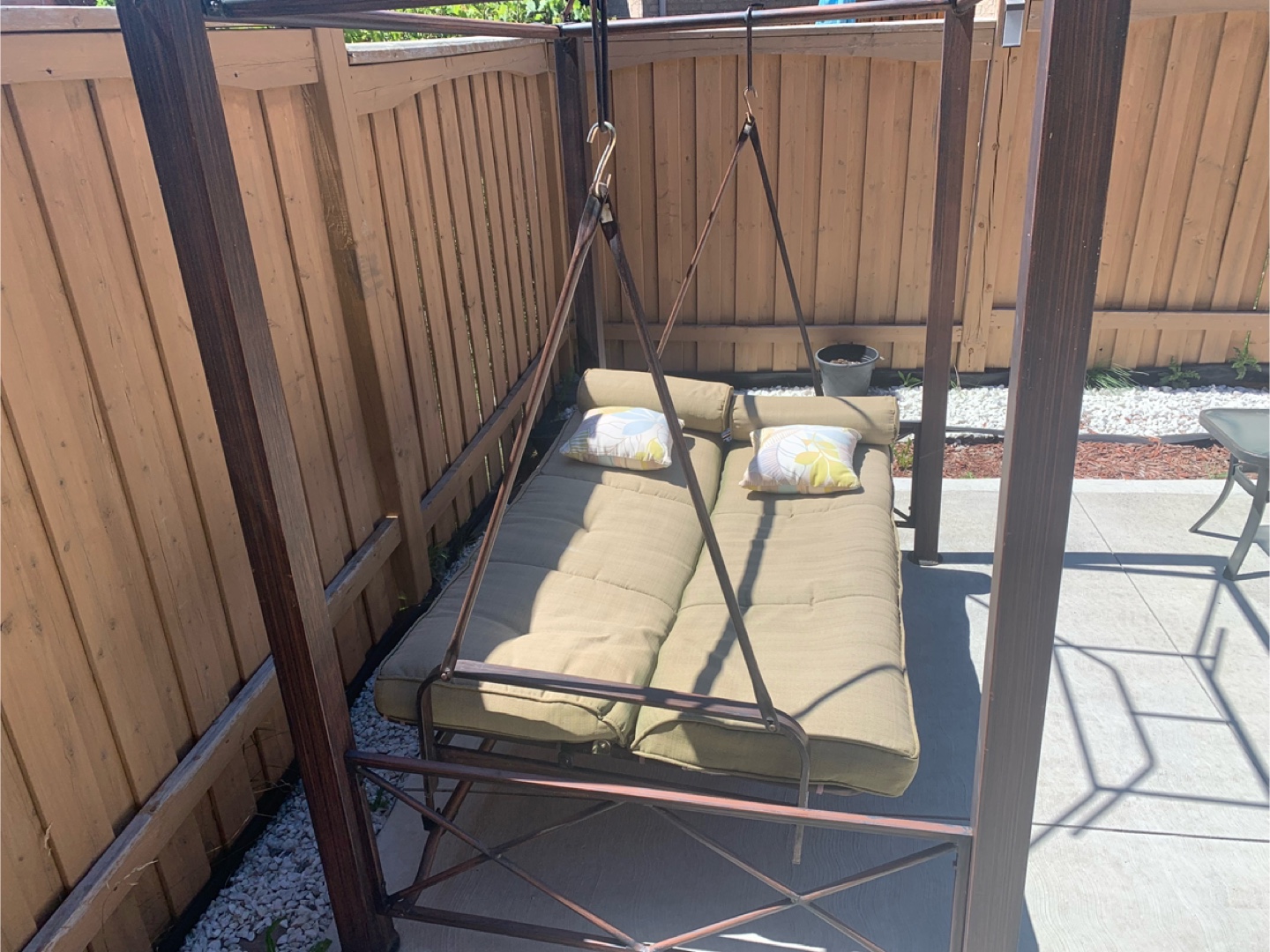 Outdoor Hanging Patio Swing Daybed - photo 5