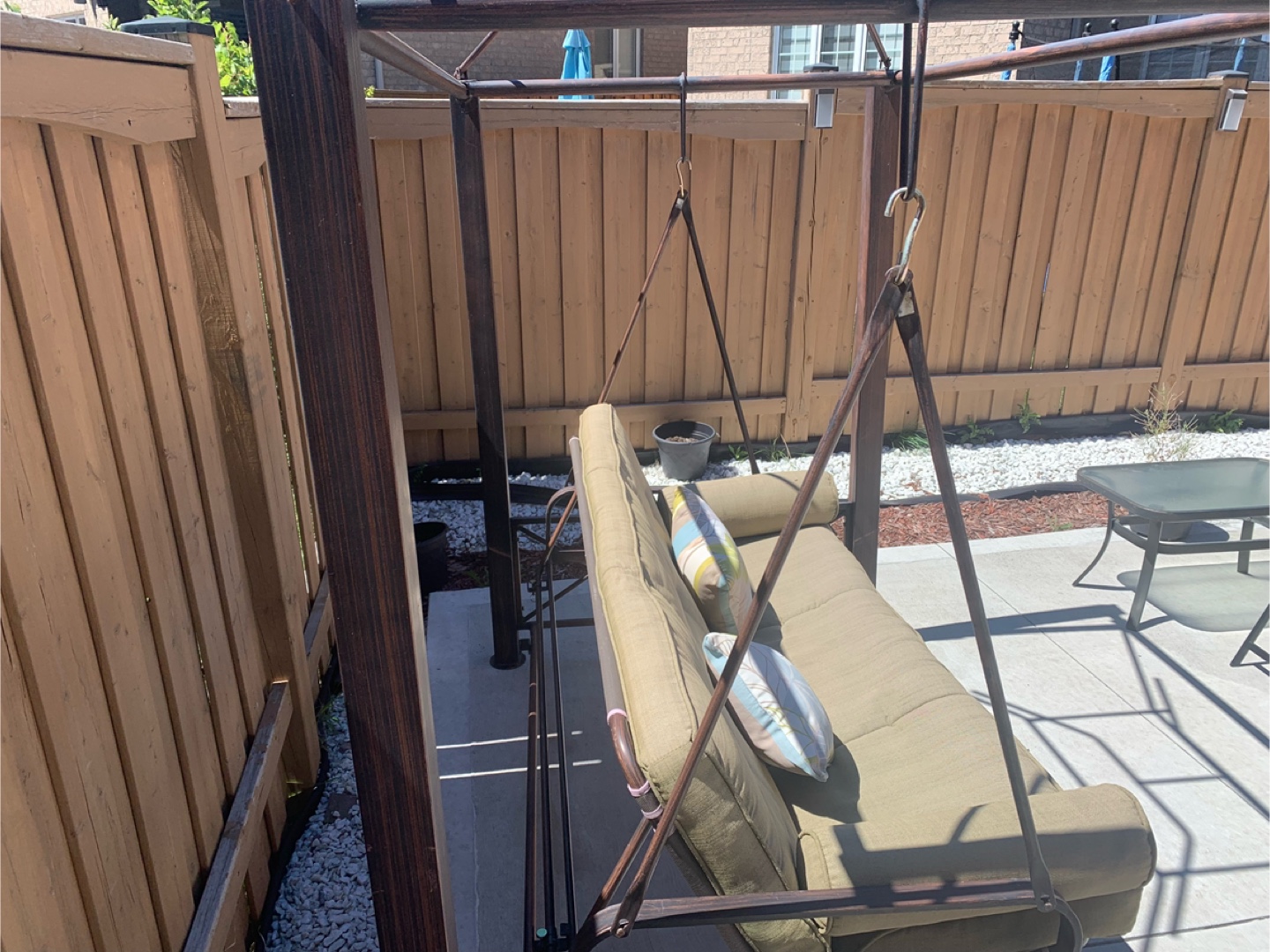 Outdoor Hanging Patio Swing Daybed - photo 2