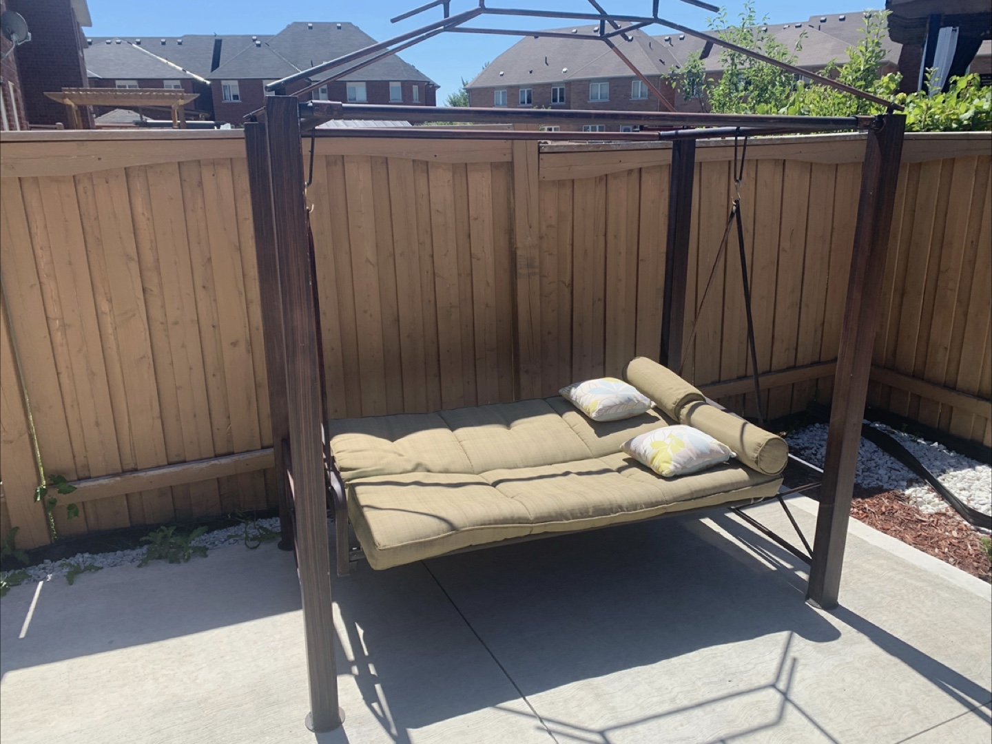 Outdoor Hanging Patio Swing Daybed - photo 4