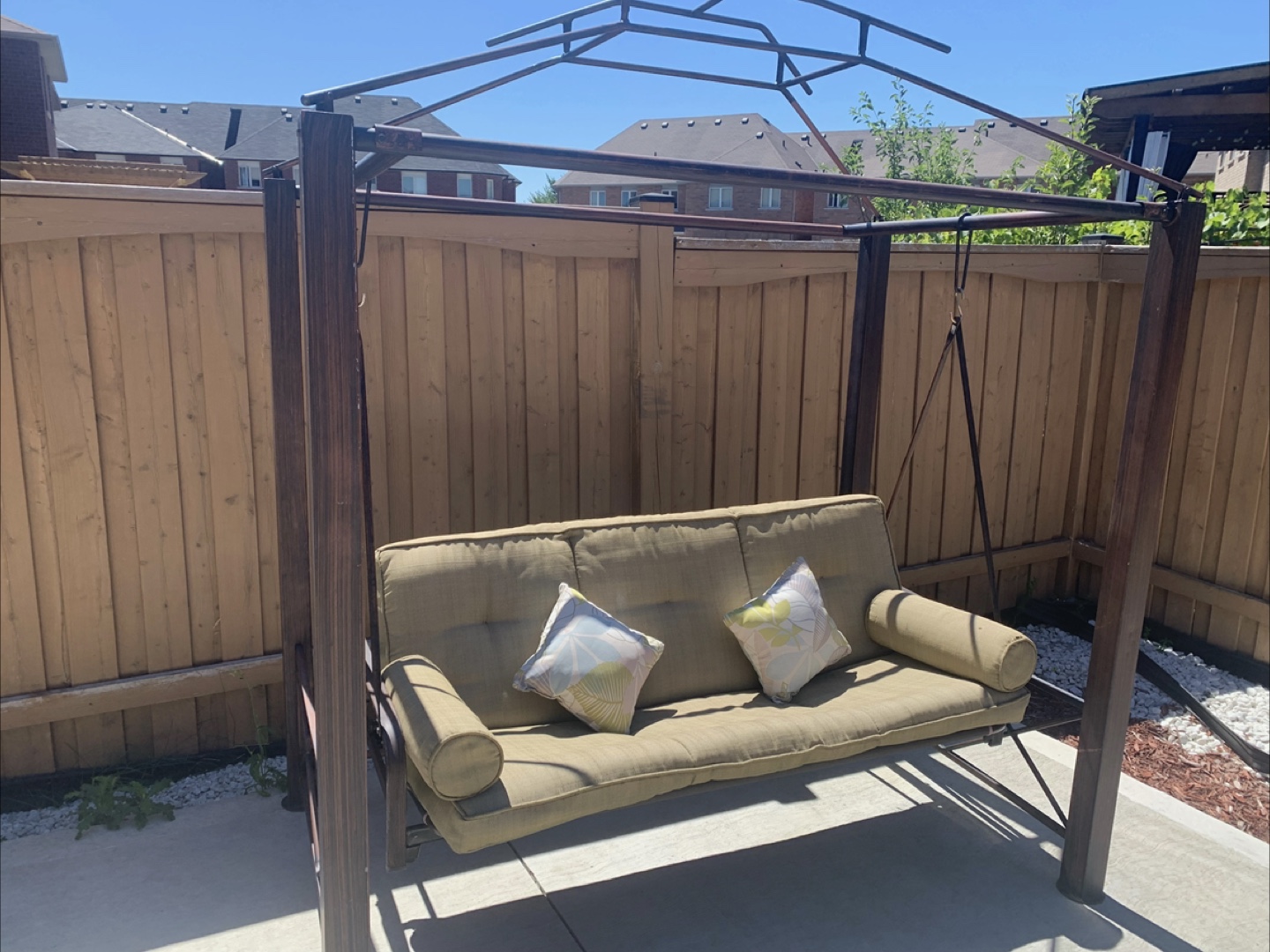 Outdoor Hanging Patio Swing Daybed
