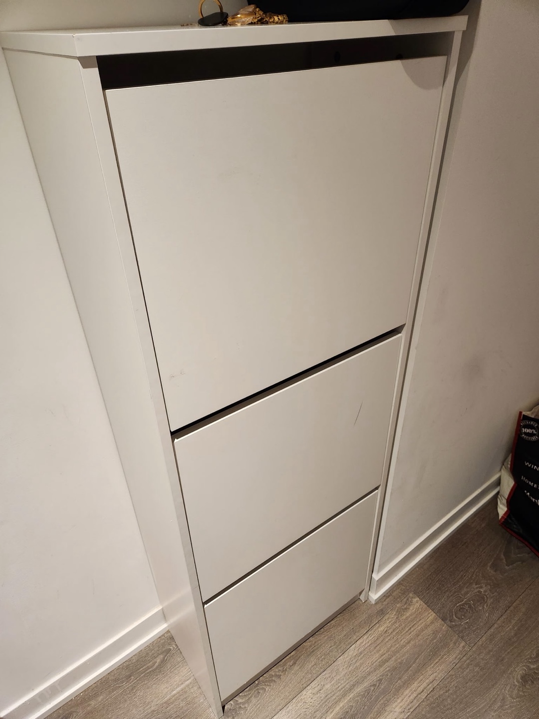 Free White storage cabinet and Shoe Rack - photo 2