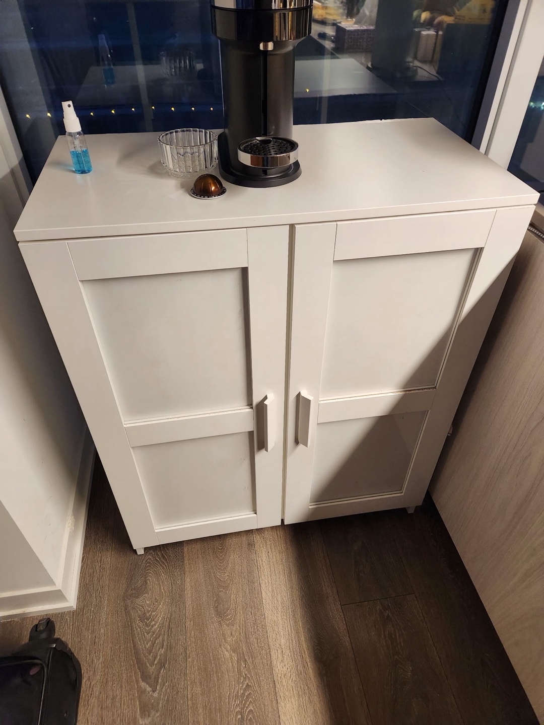 Free White storage cabinet and Shoe Rack