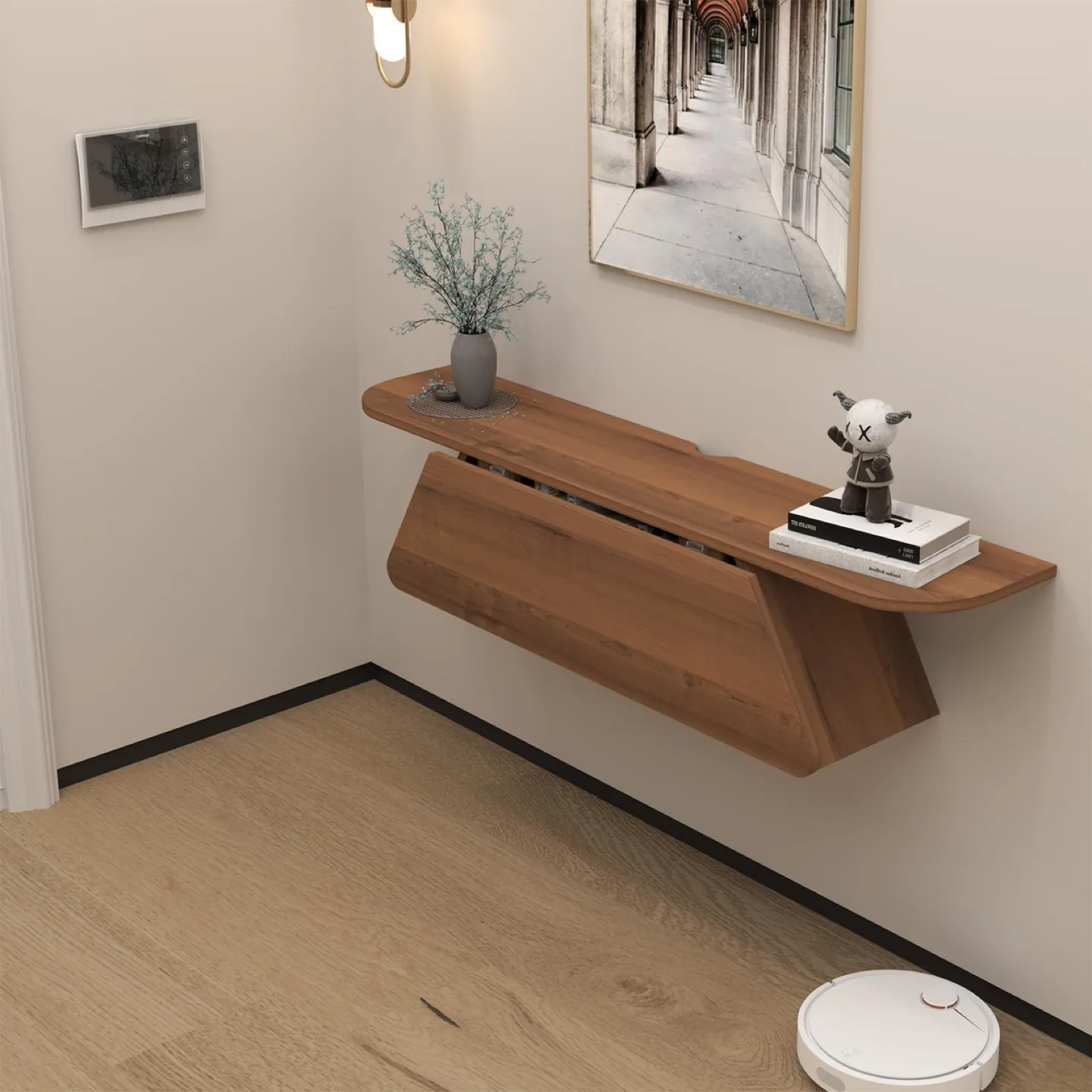 Pmnianhua Floating Console Table,47'' Wall Mounted thumbnail