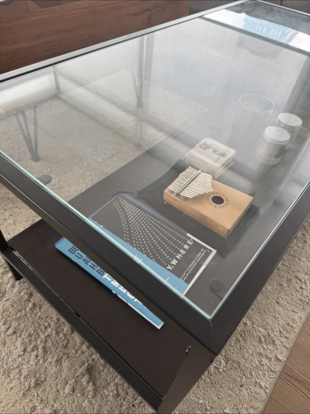 Glass Top Coffee Table - photo 2