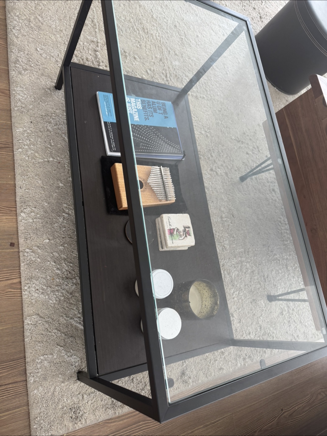 Glass Top Coffee Table