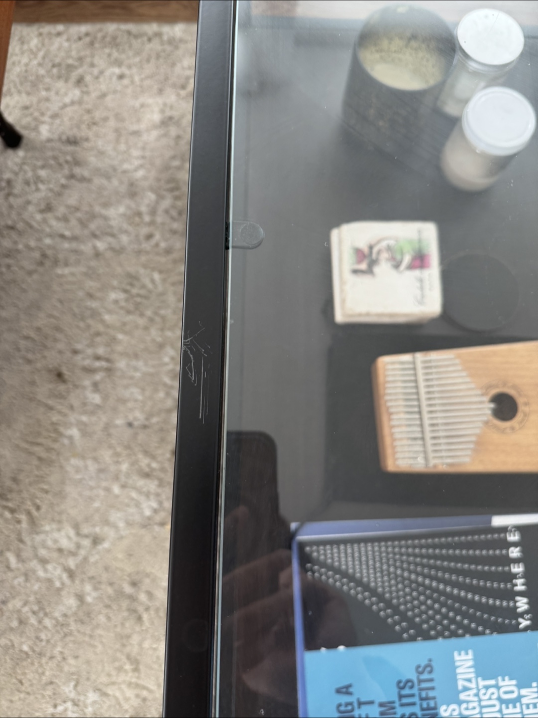 Glass Top Coffee Table - photo 3
