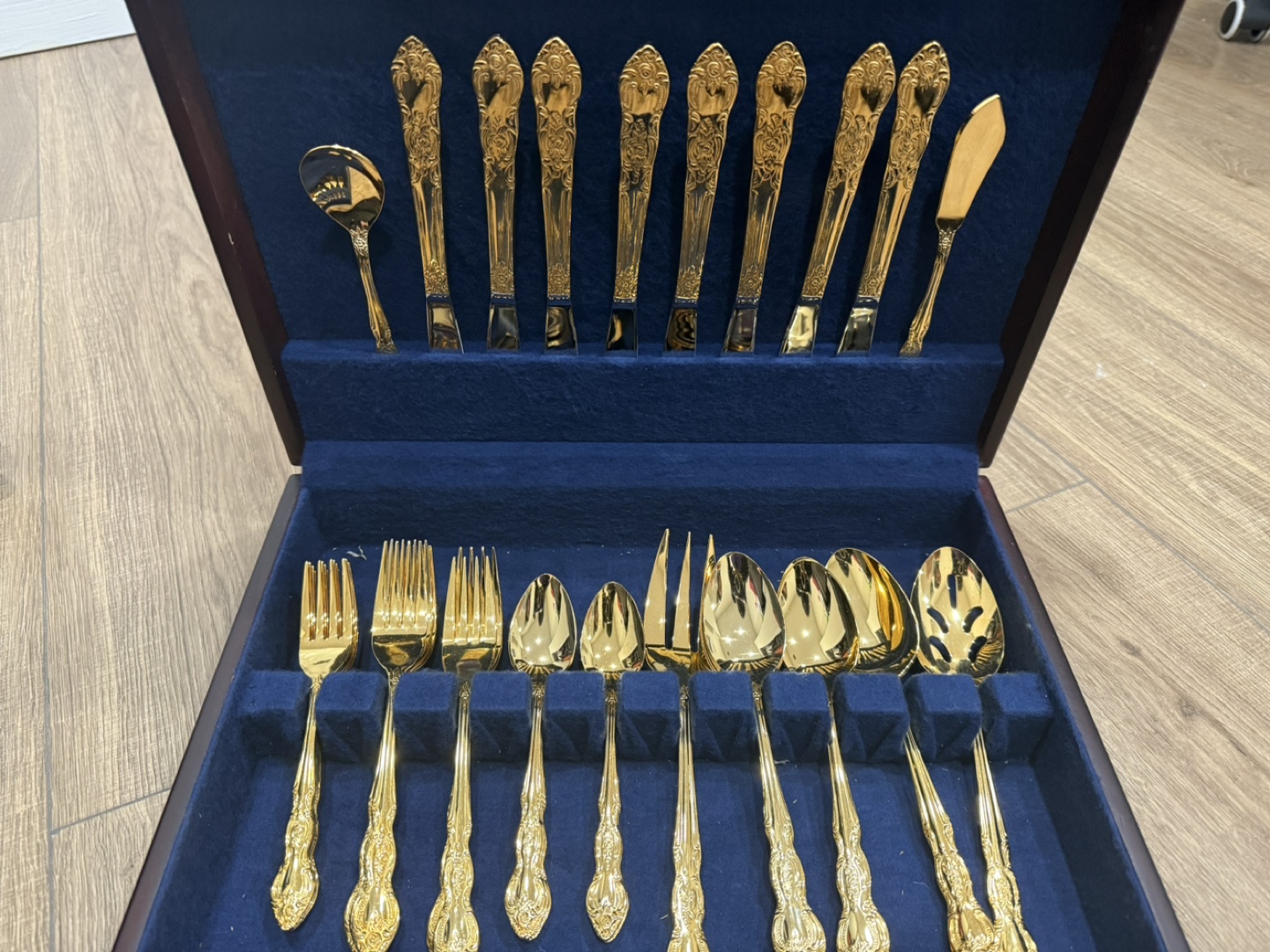 korea gold plated silverware set - photo 2