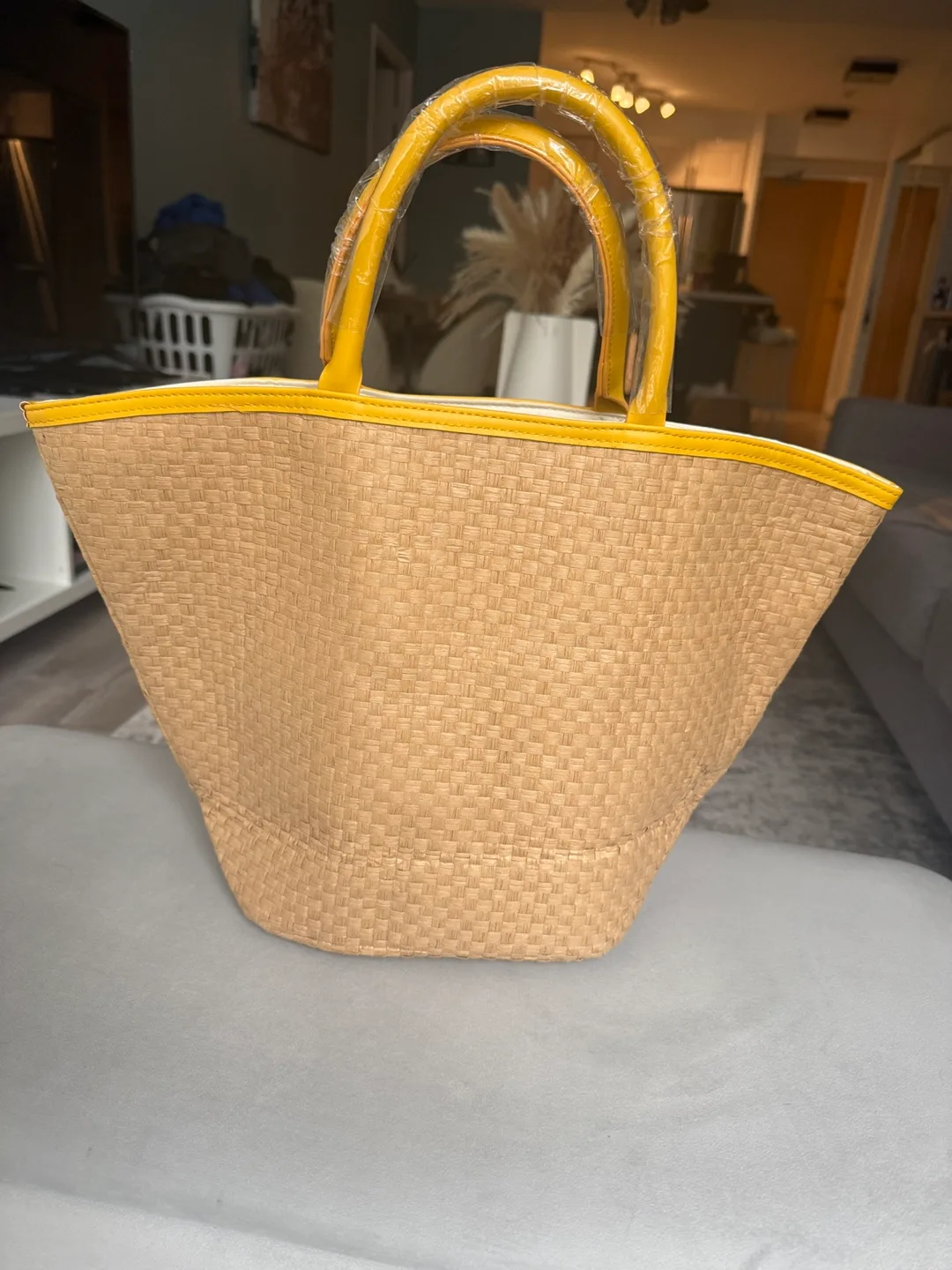 Woven Tote Bag / Beach bag thumbnail