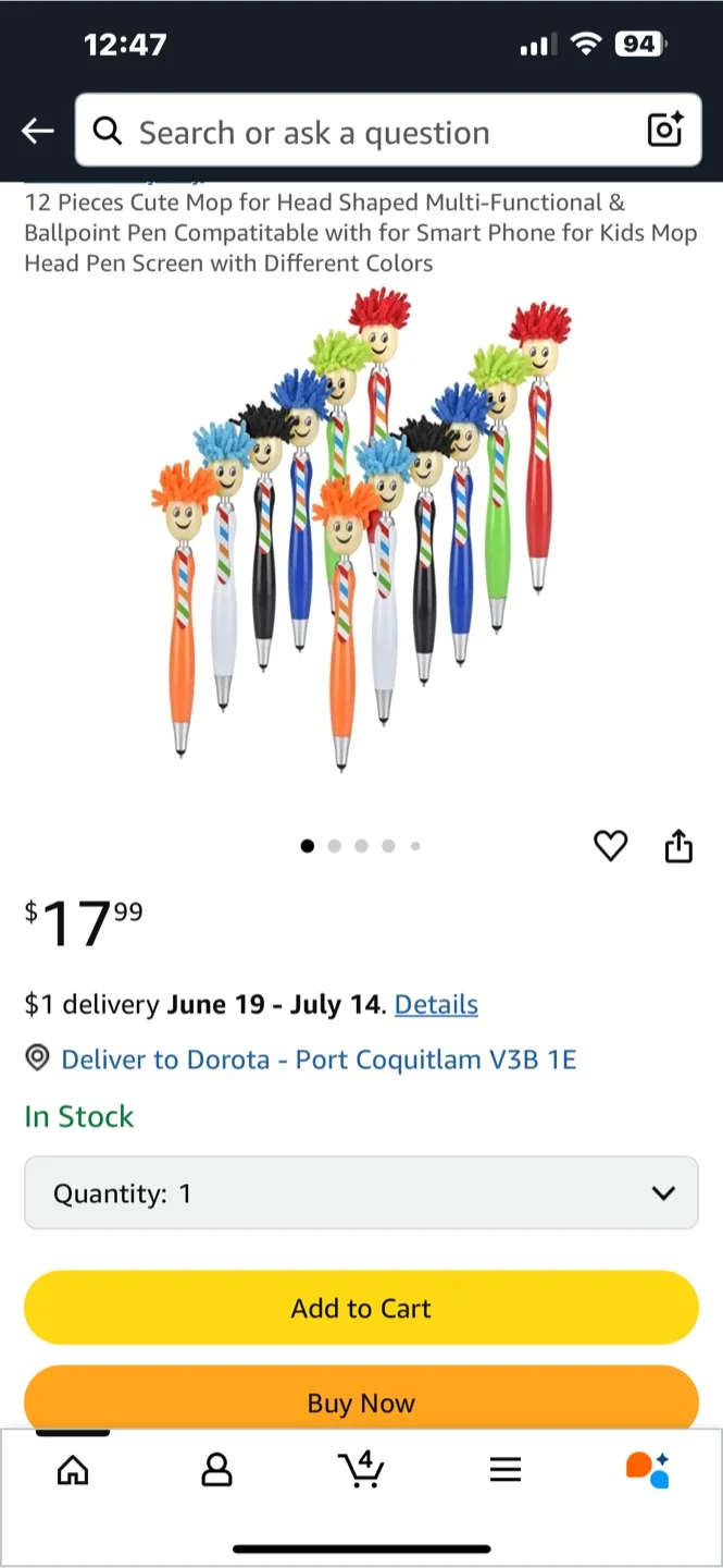 Teacher alert!!! 3 sets of Cute Novelty stylus Pens image indicator(2)