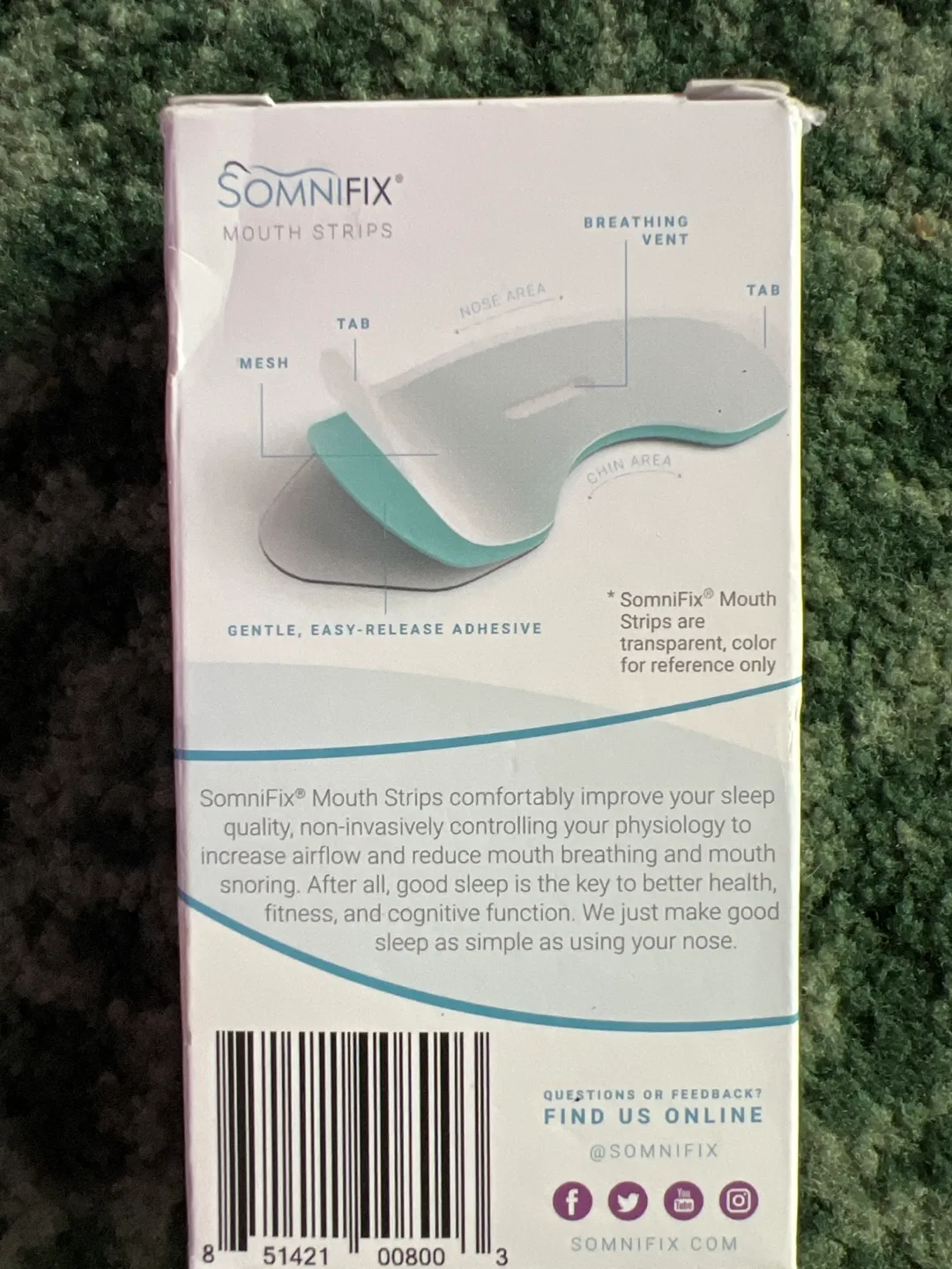 CPAP SomniFix Mouth Strips image indicator(2)