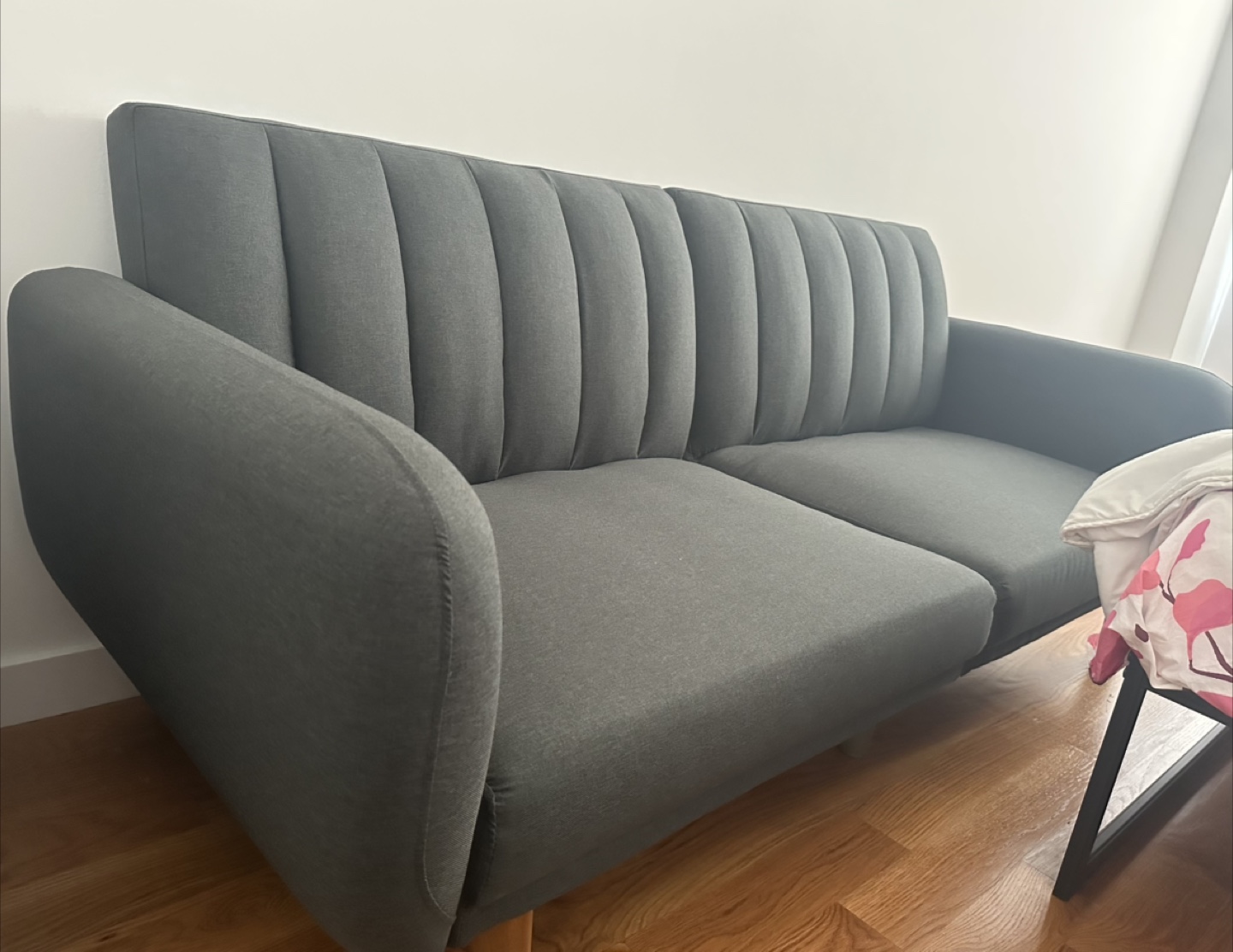 Gray Loveseat Sofa - photo 2