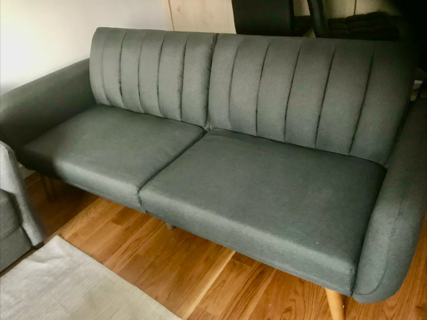 Gray Loveseat Sofa thumbnail
