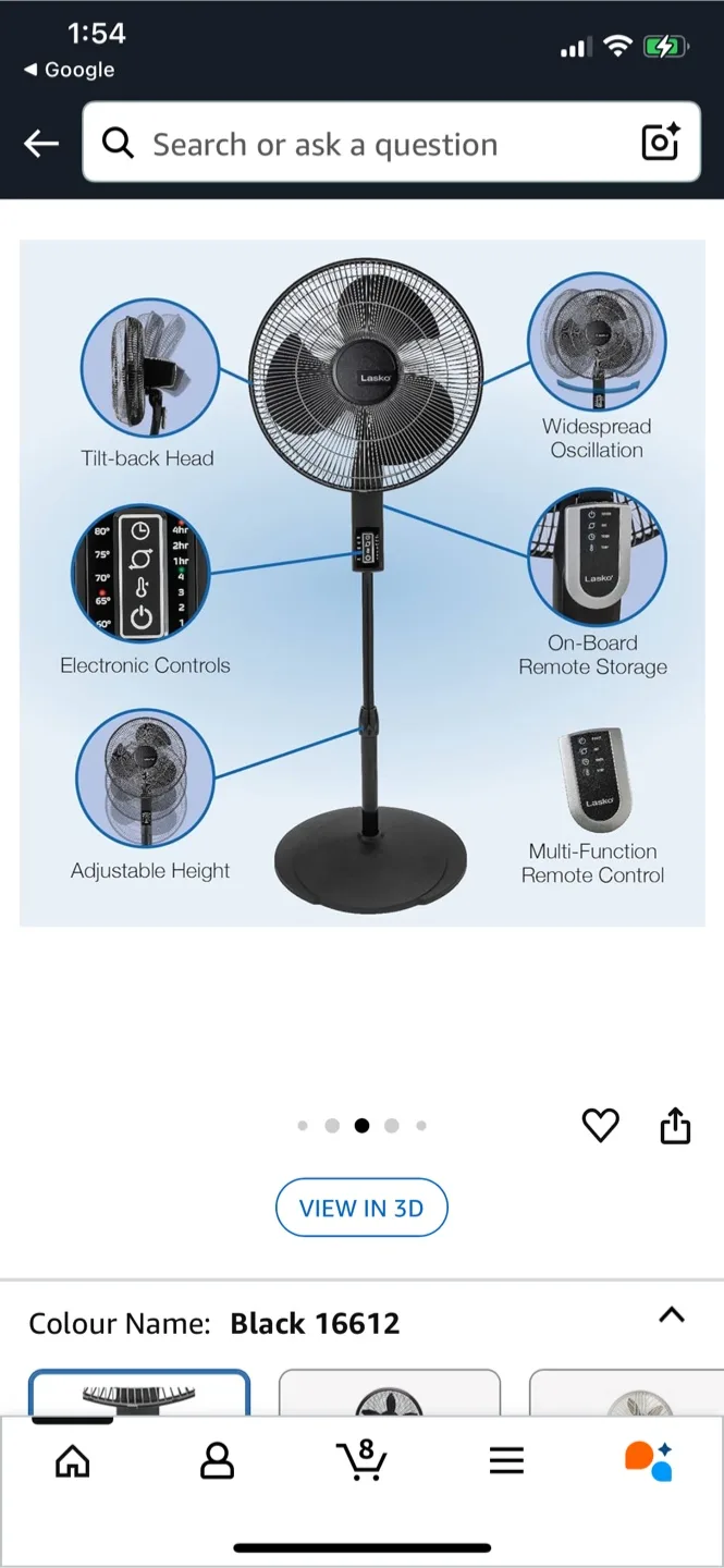 Lasko Adjustable Pedestal  Fan image indicator(3)