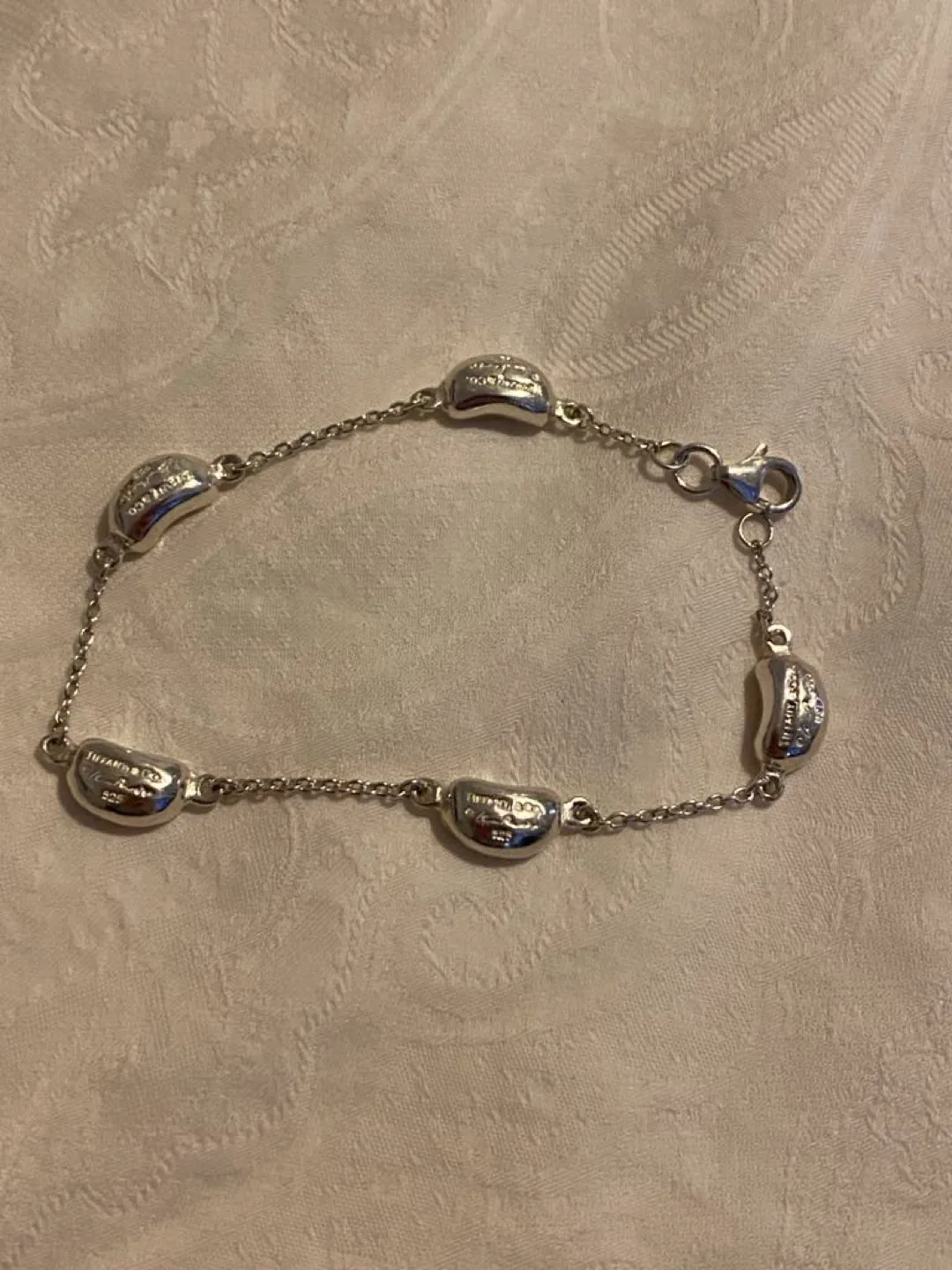 (PRICE REFLECTS)REAL 925  T & Co. Bean Bracelet image indicator(4)