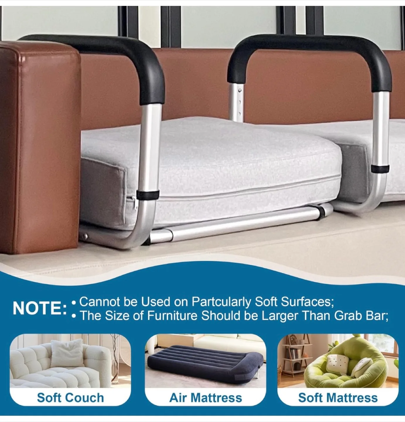 Retaoldth Stand Assist for Couch & Sofa, Adjustable. New! image indicator(9)