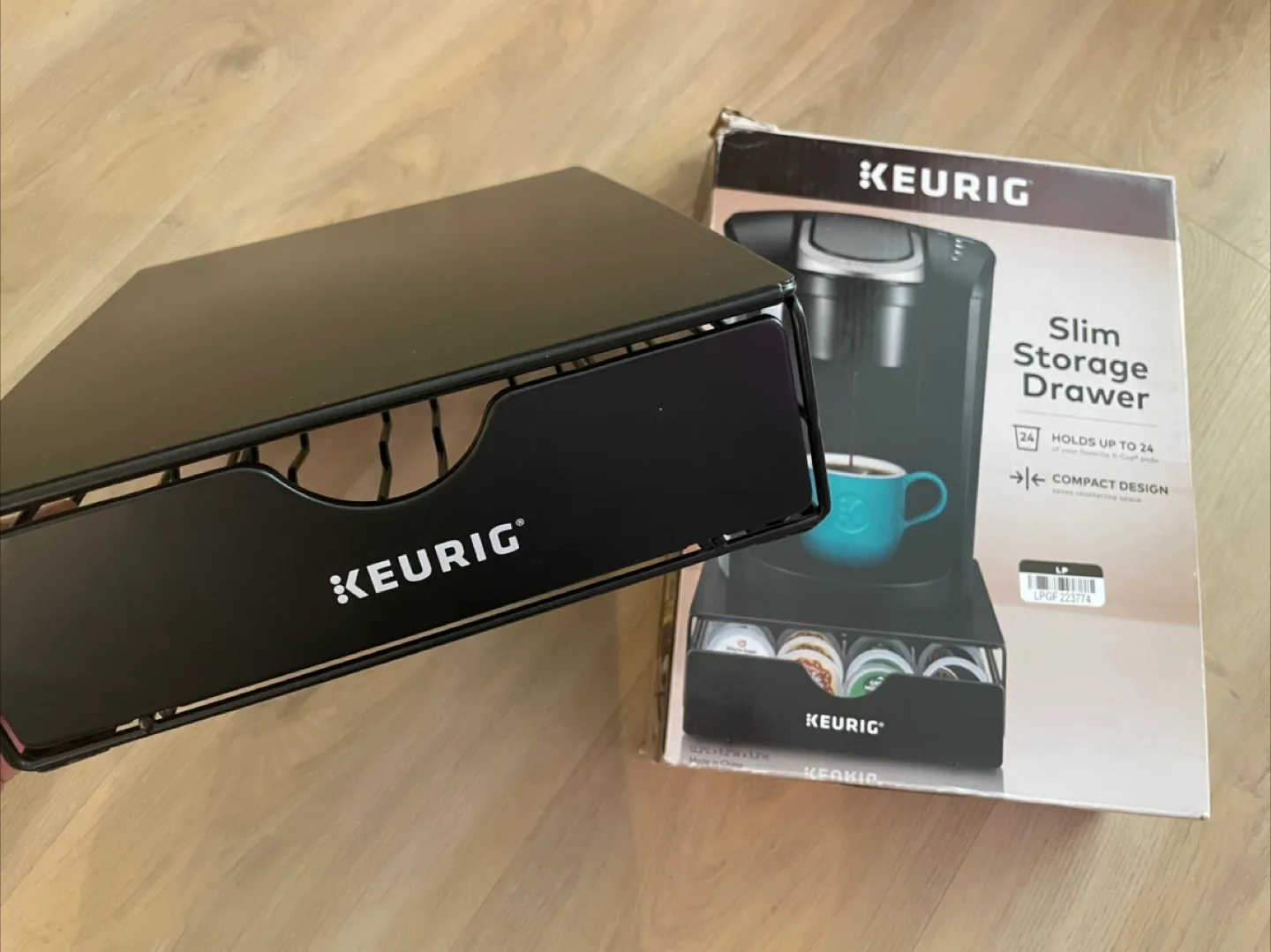 Keurig Slim Storage Drawer, Coffee Pod Storage (24 Pods). New! thumbnail