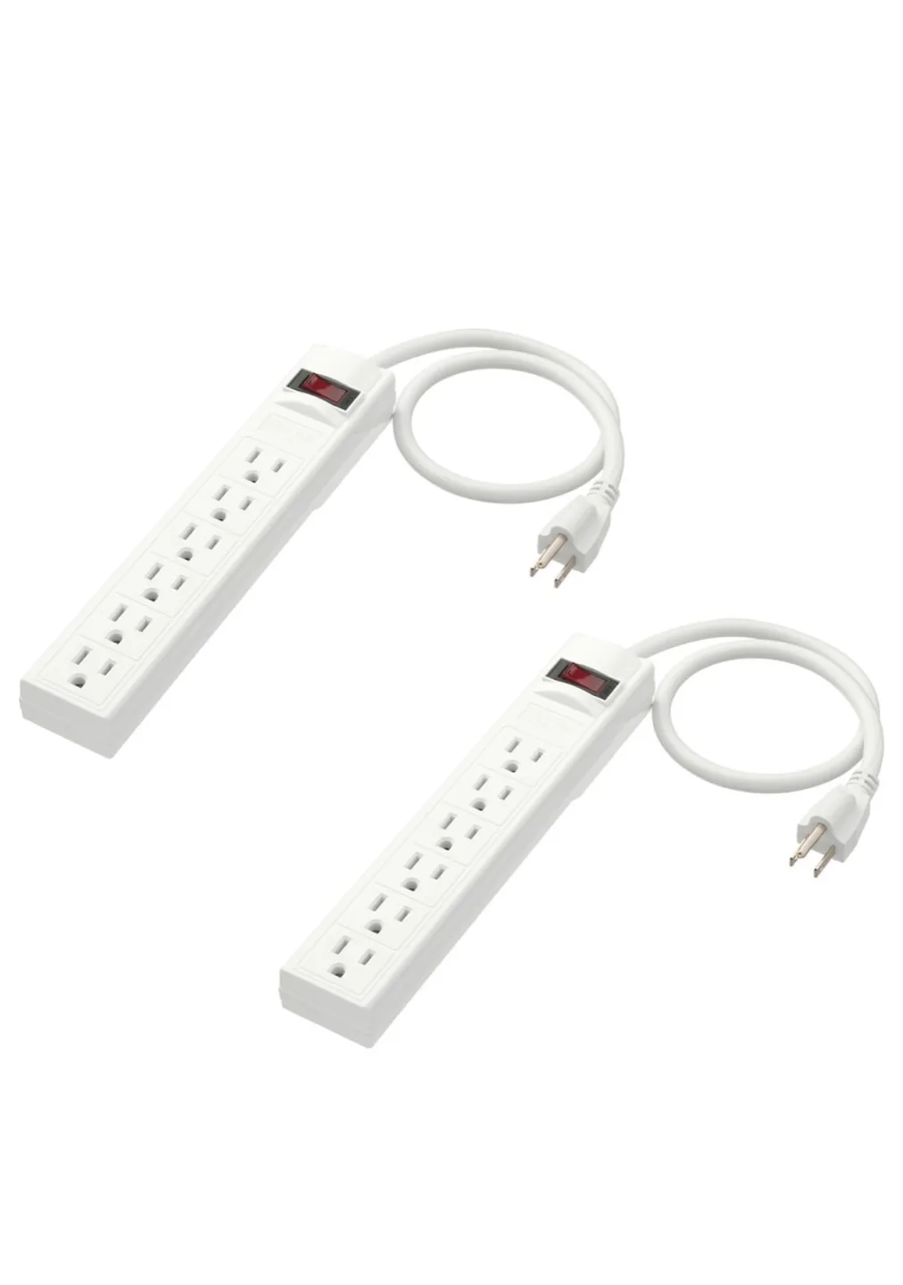 🔥2 x IKEA 6-Outlet Extension Sockets with Switch⚡️ thumbnail