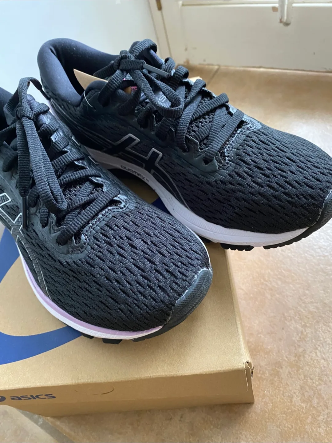 Brand NEW Asics GT-1000 Black Running Shoes image indicator(2)