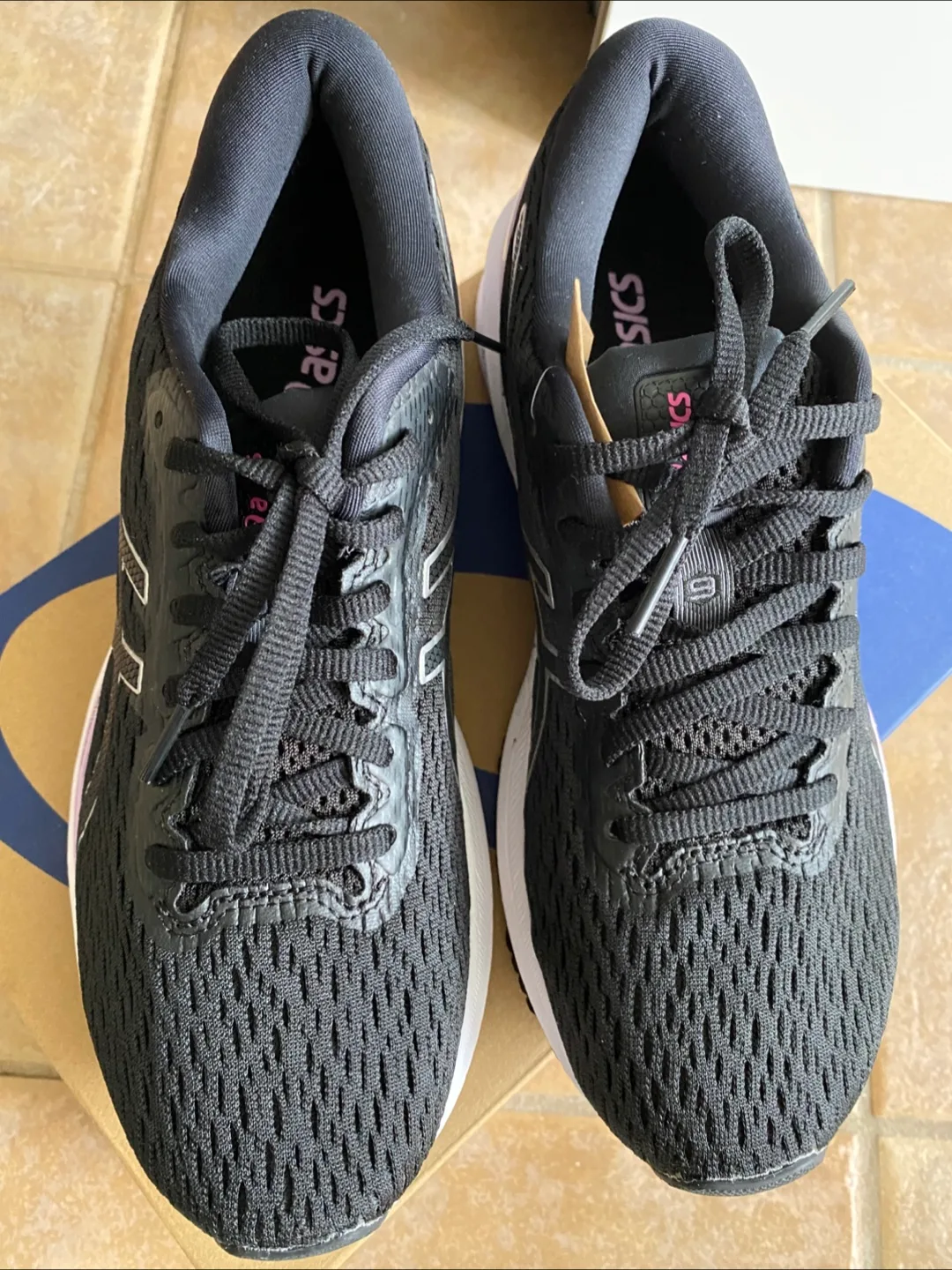 Brand NEW Asics GT-1000 Black Running Shoes image indicator(3)