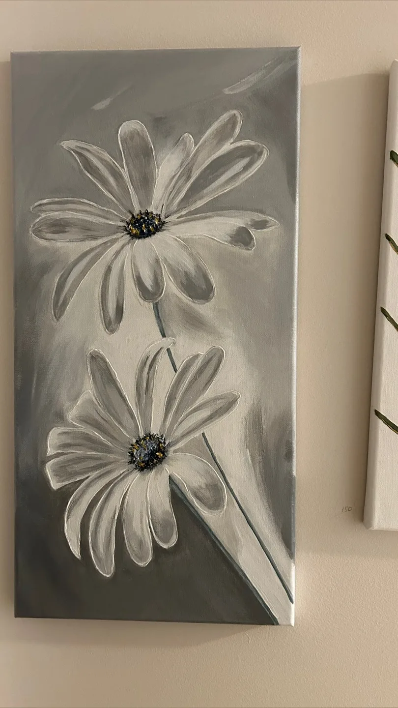 Flower Painting on Canvas thumbnail