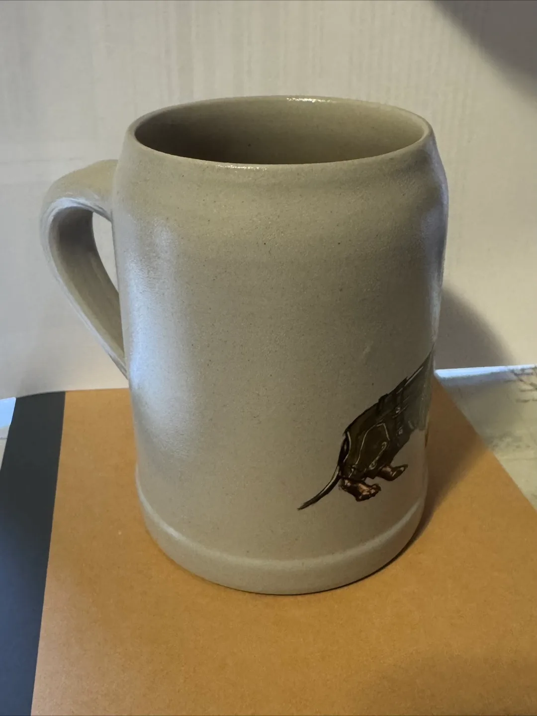 Vintage Ceramic Mug/Stein with Dachshund Design thumbnail