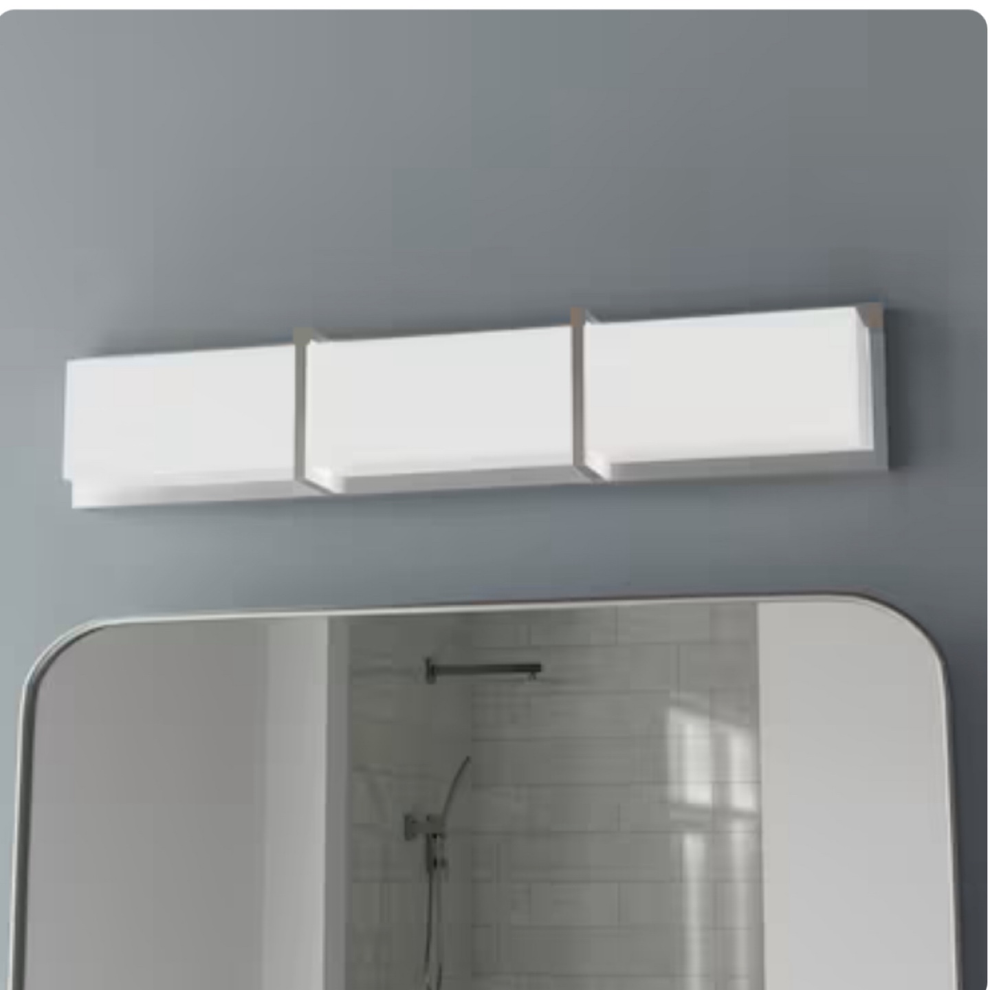 New 27-in 4 -Light Polished Chrome Integrated LED