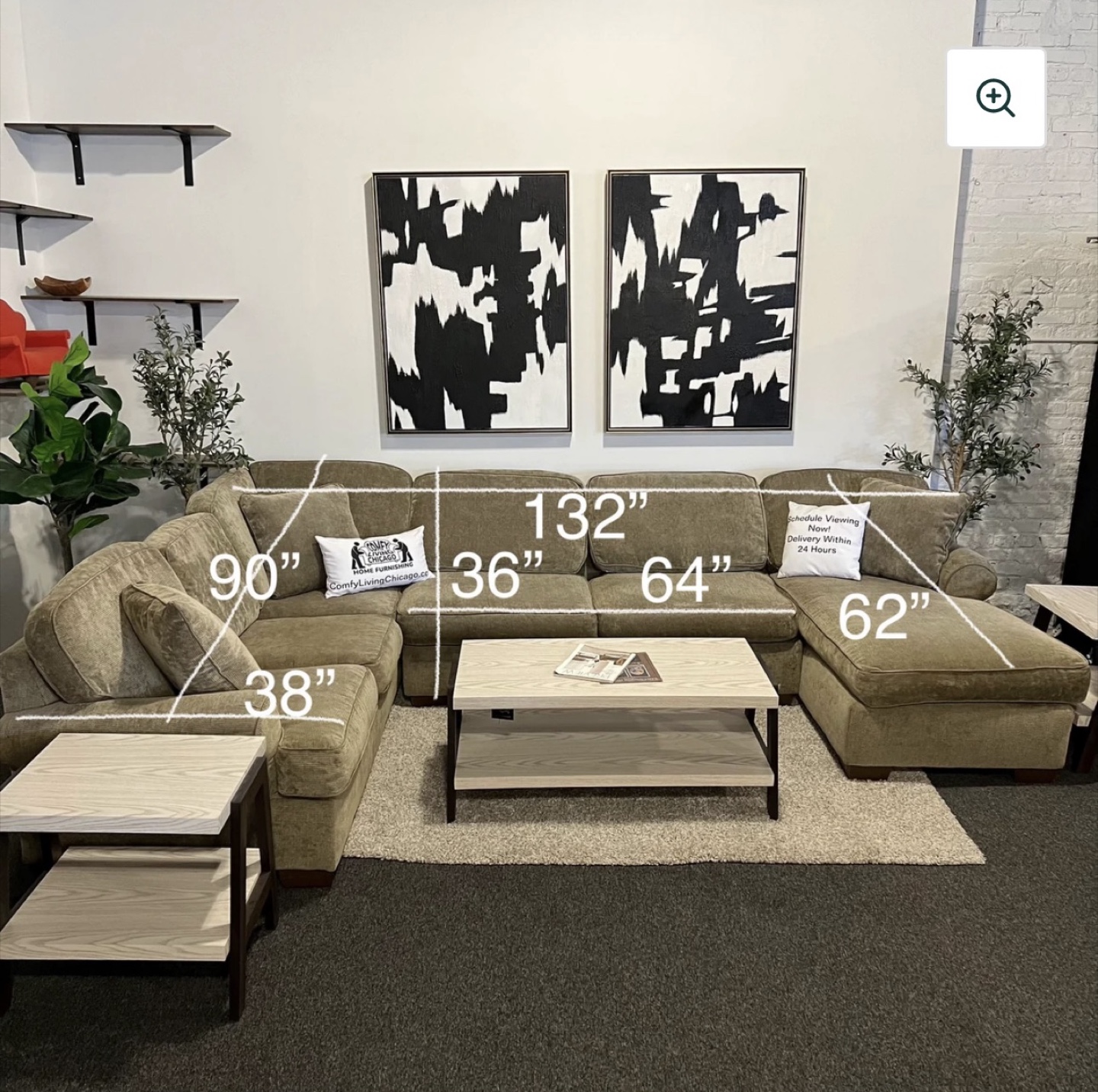 WILL DELIVER - Big Sectional Couch need gone by June 10th - photo 3
