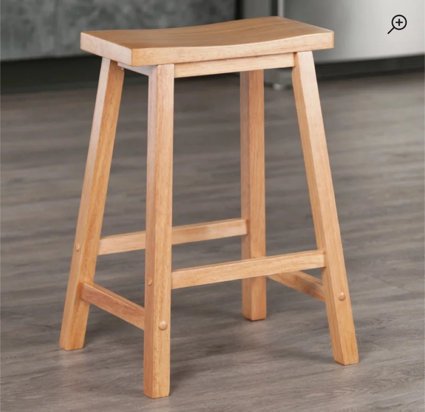 Brand new unassembled Oak Counter Stool thumbnail