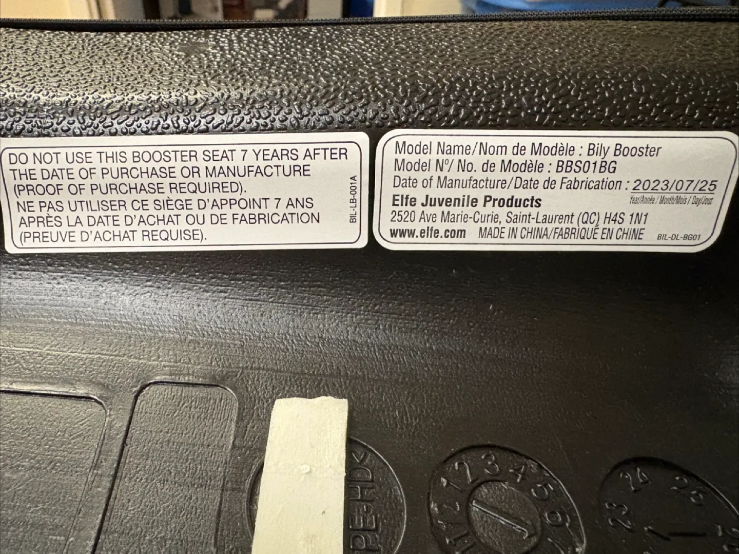 Bily Booster Seat image indicator(3)