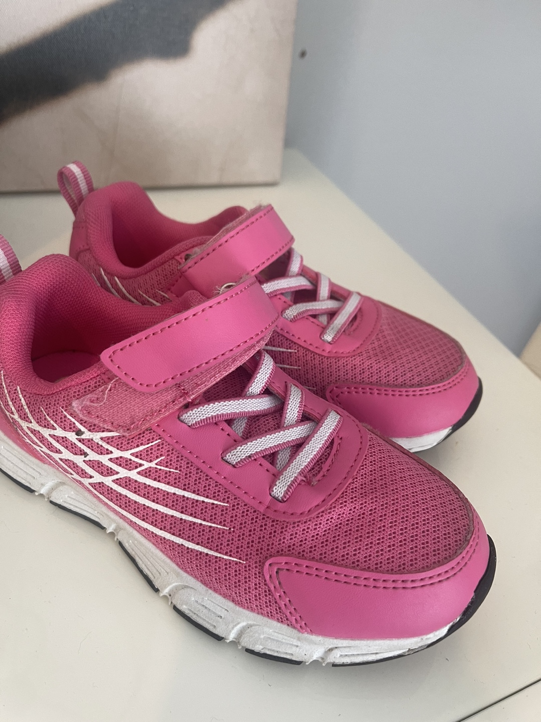 Pink mesh running shoes - photo 2