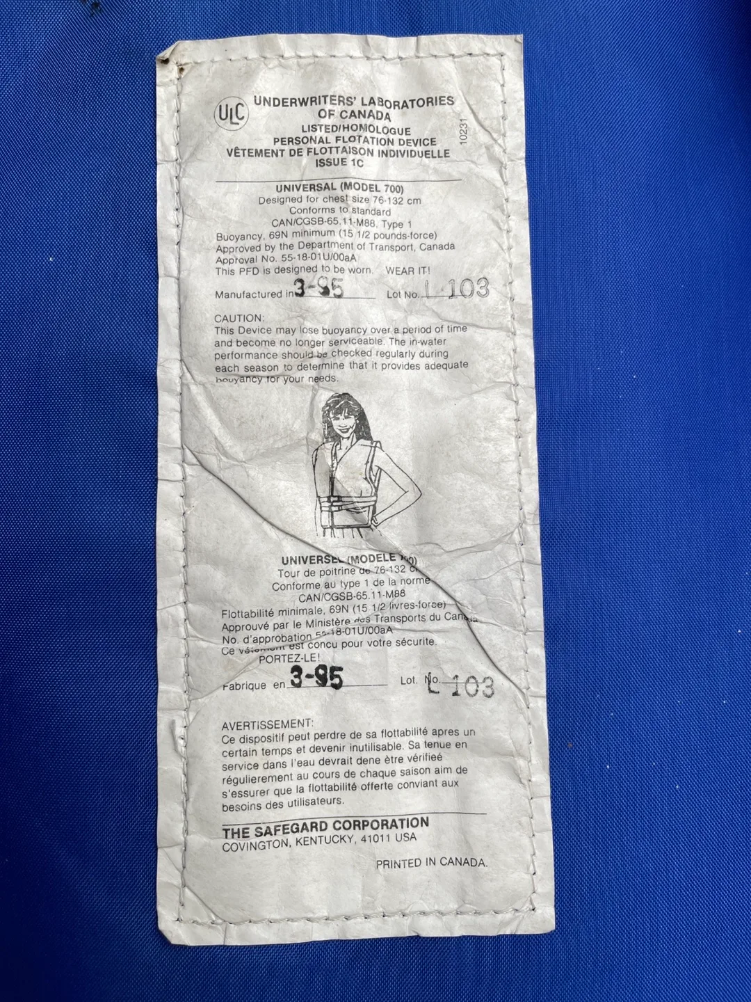 Life Vest/PFD image indicator(4)