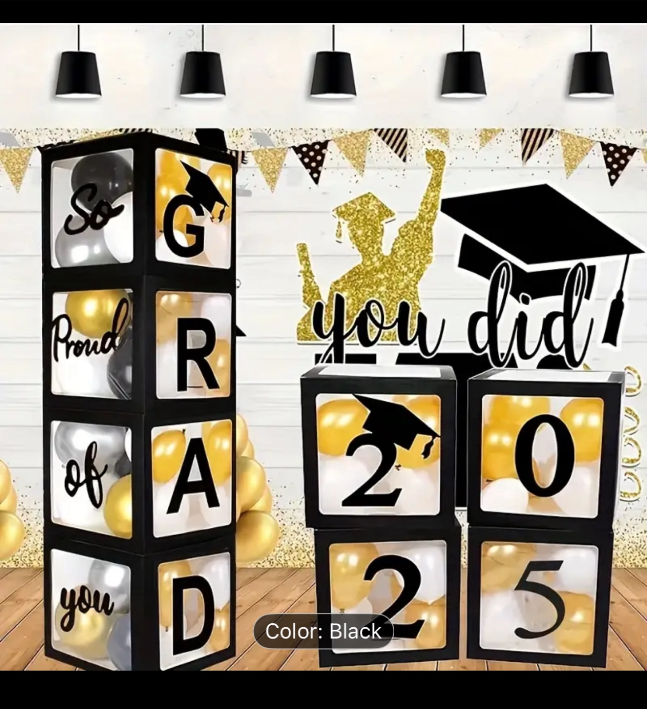 Graduation Balloon Boxes