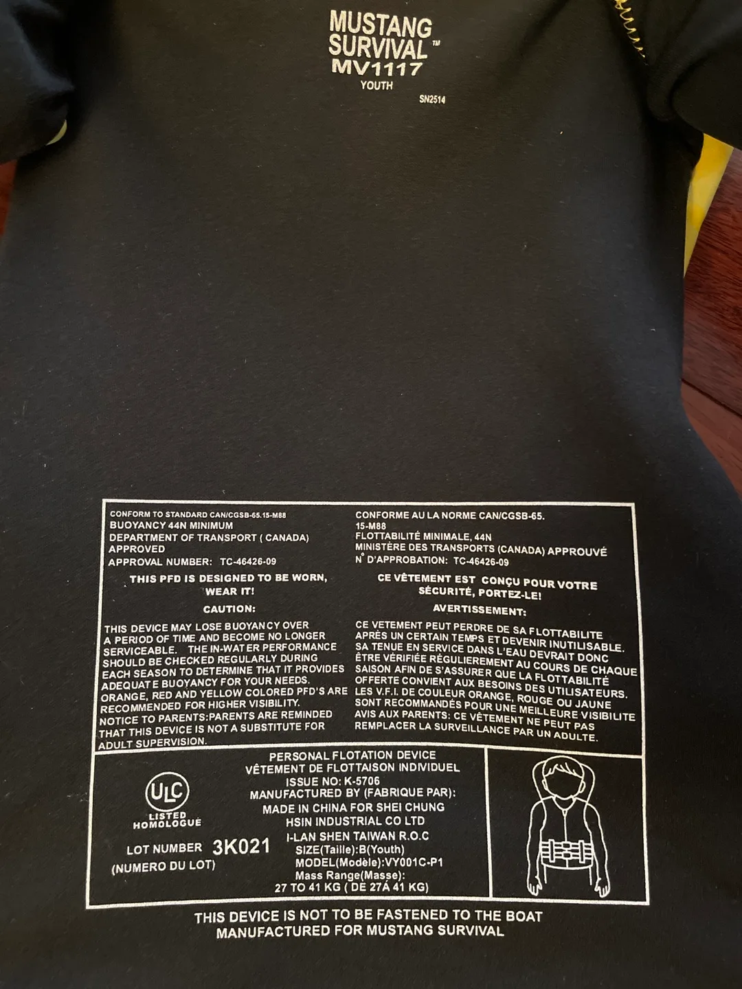 Kids Life Vest image indicator(4)