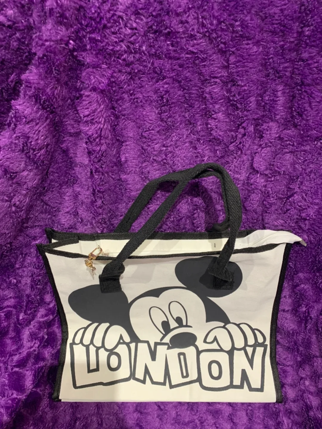 Mickey Mouse Tote Bag with Free Key chain thumbnail