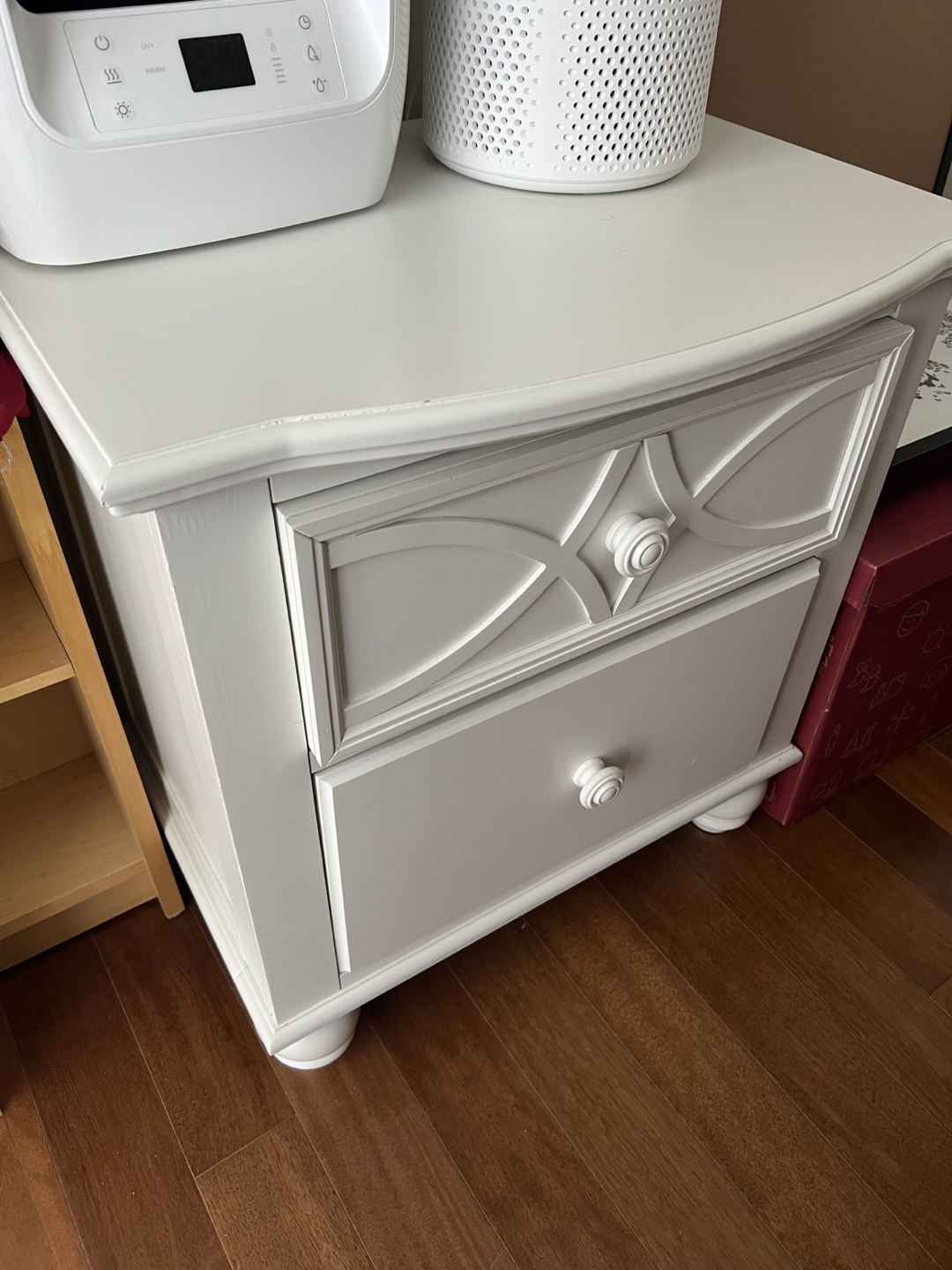 White Drawer Nightstand